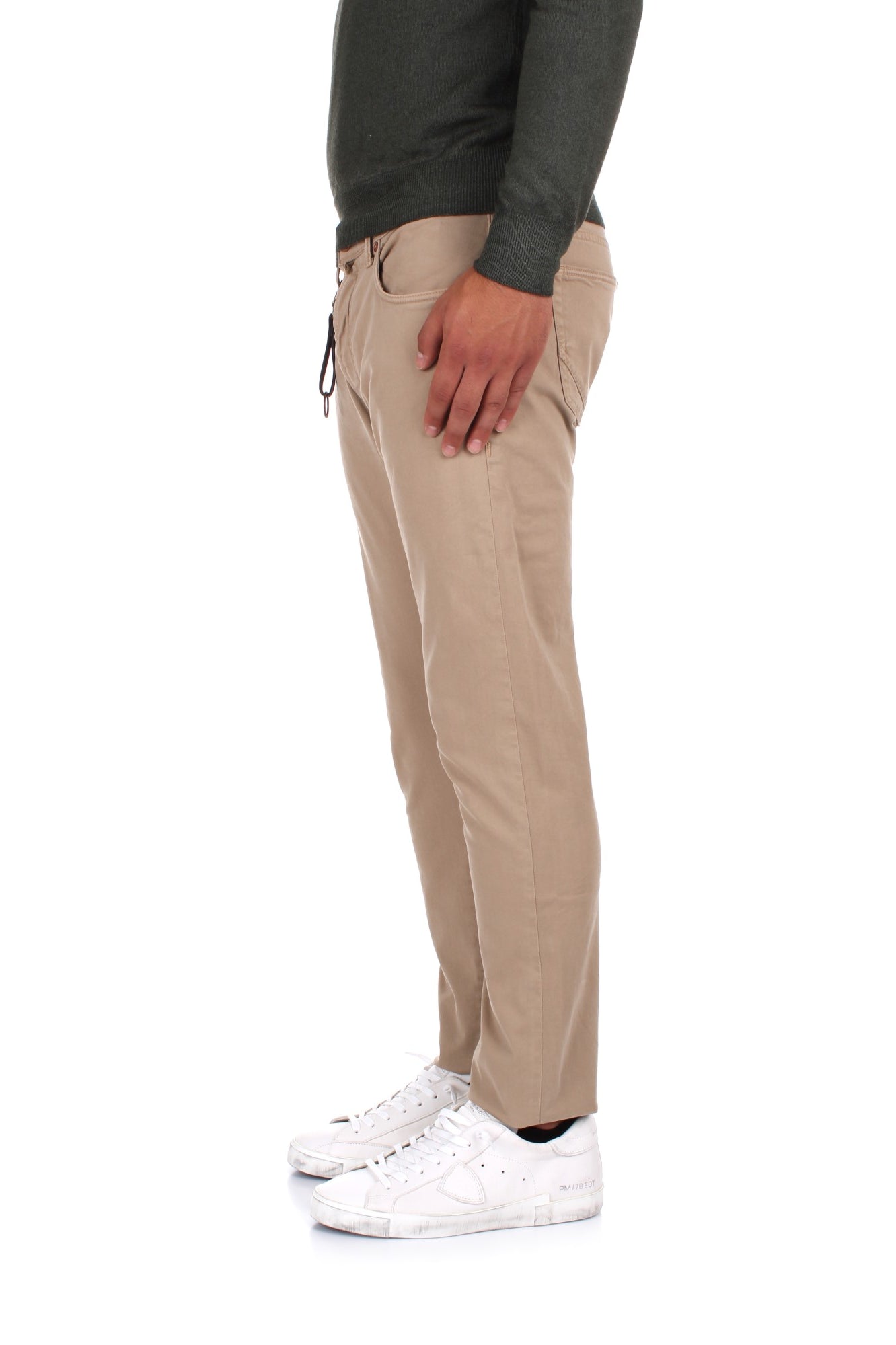 PANTALONI Beige Incotex Blue Division