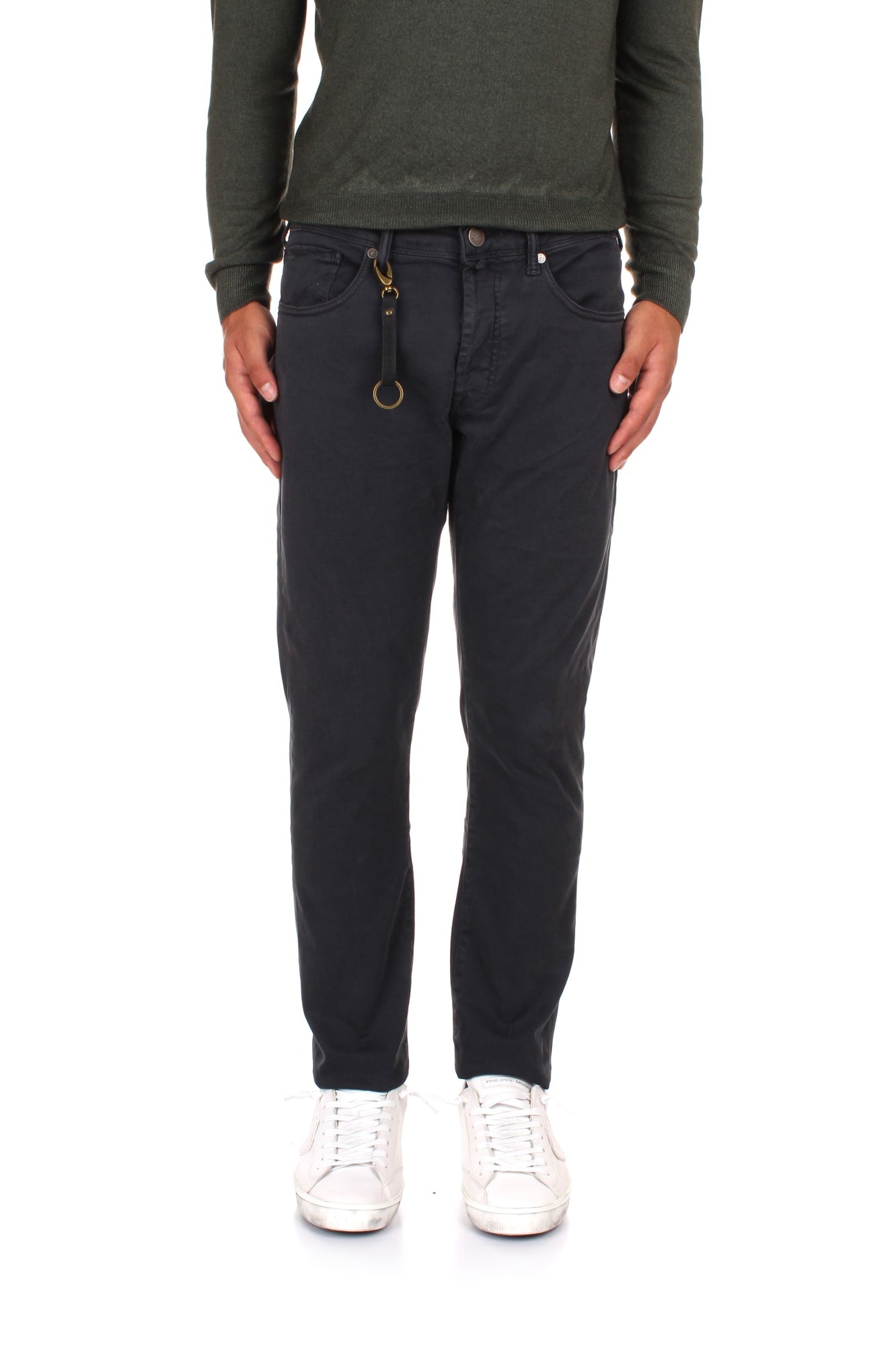 PANTALONI Blu Incotex Blue Division