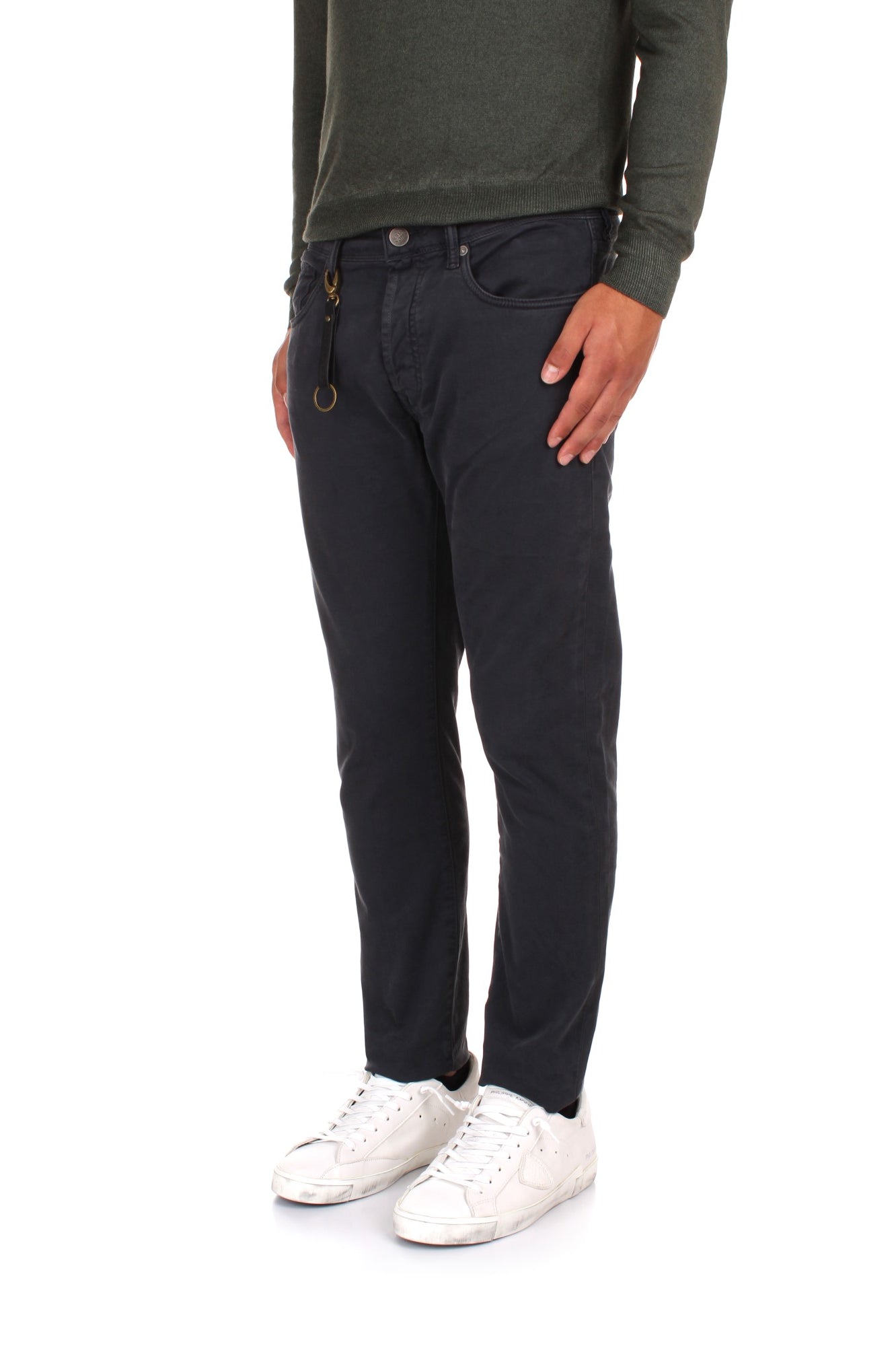 PANTALONI Blu Incotex Blue Division