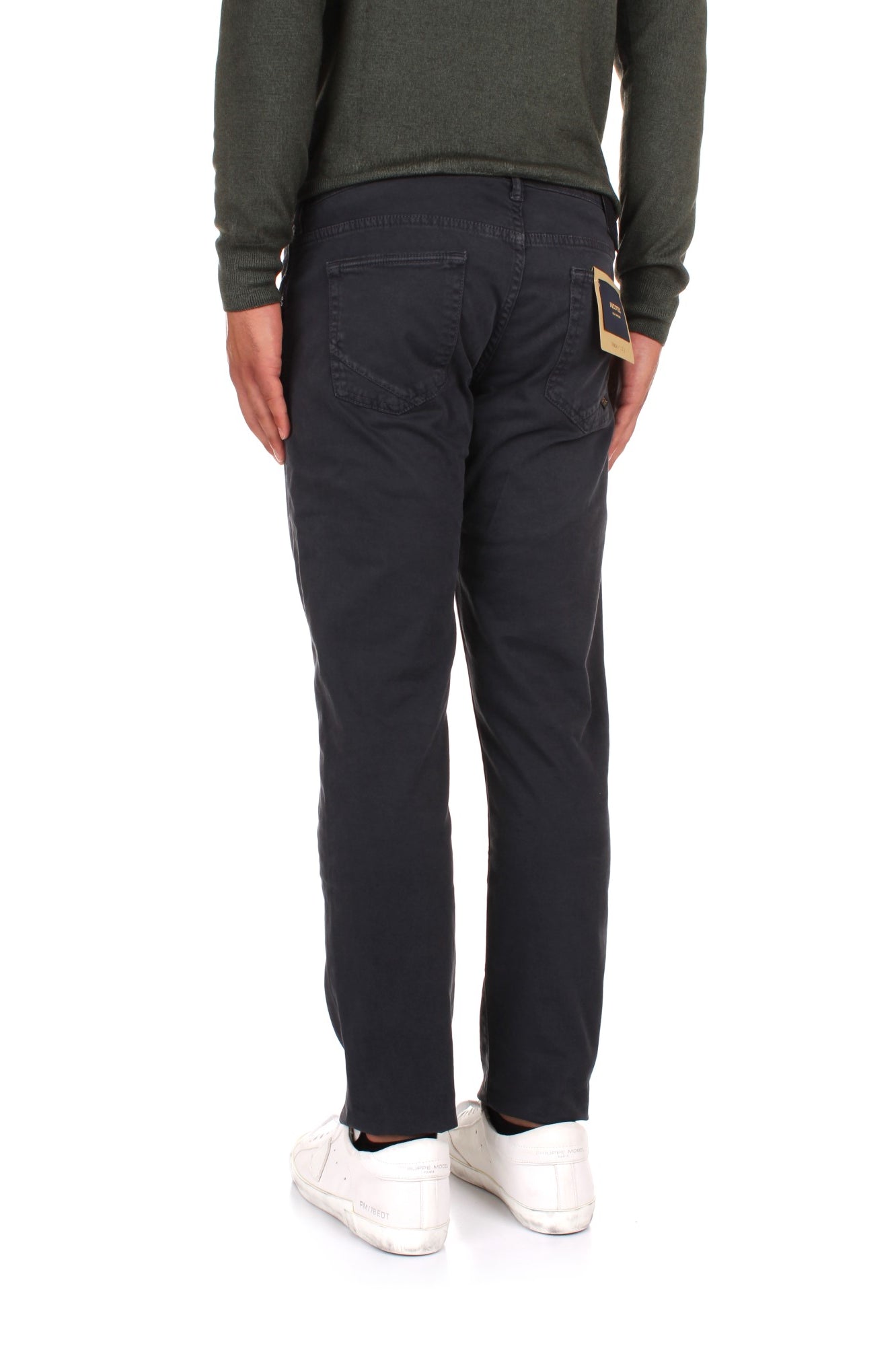 PANTALONI Blu Incotex Blue Division