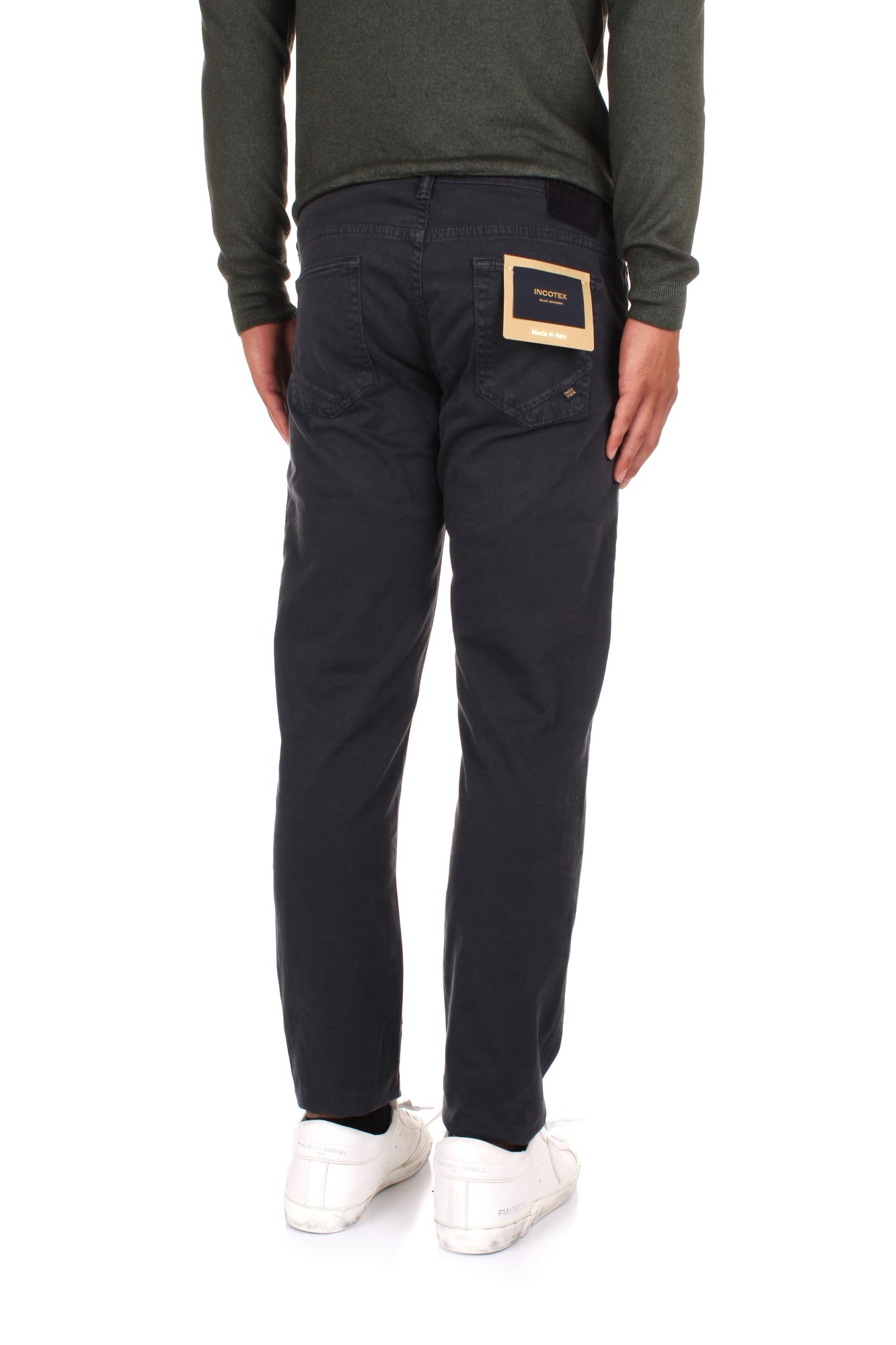 PANTALONI Blu Incotex Blue Division