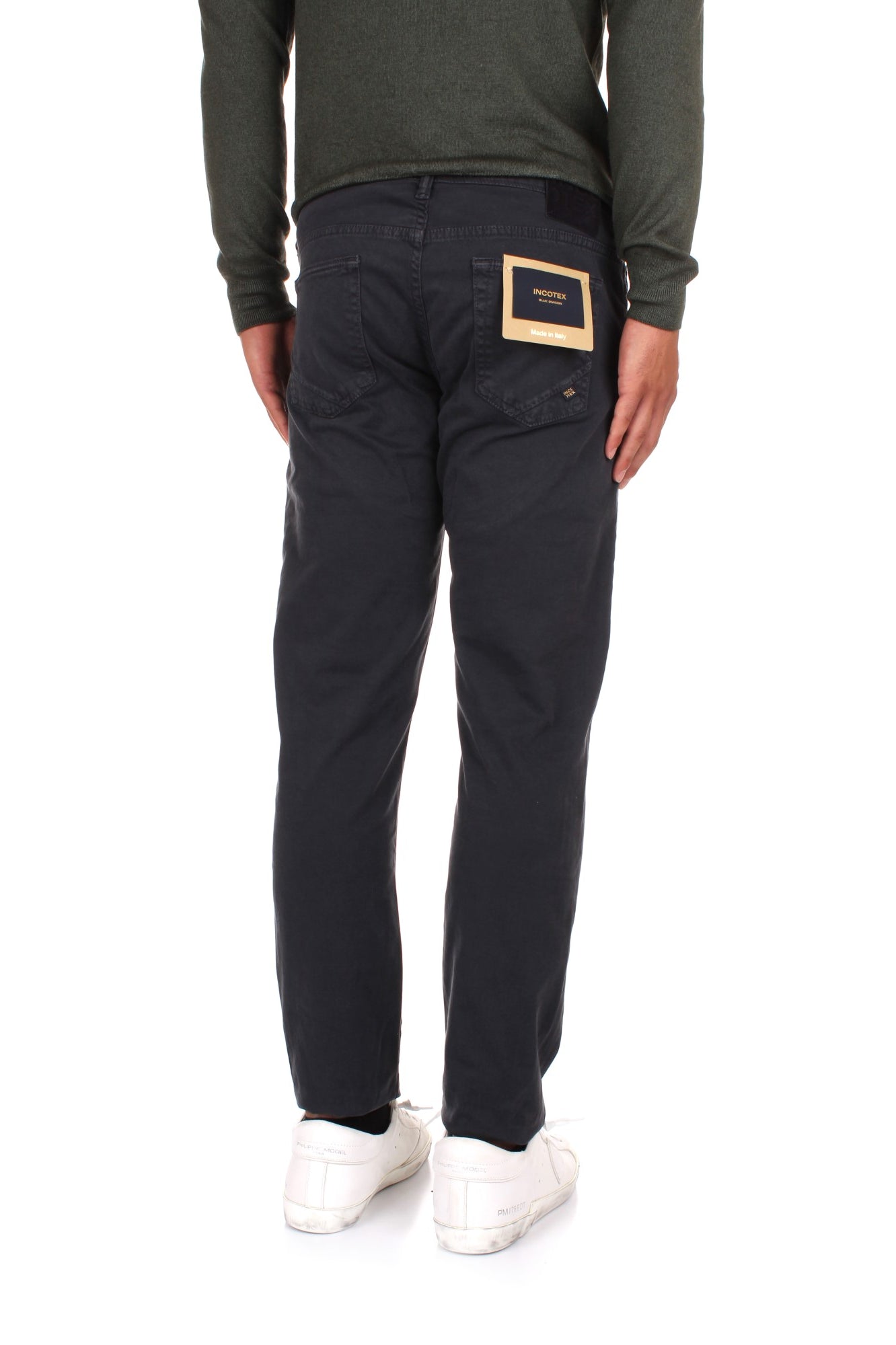 PANTALONI Blu Incotex Blue Division