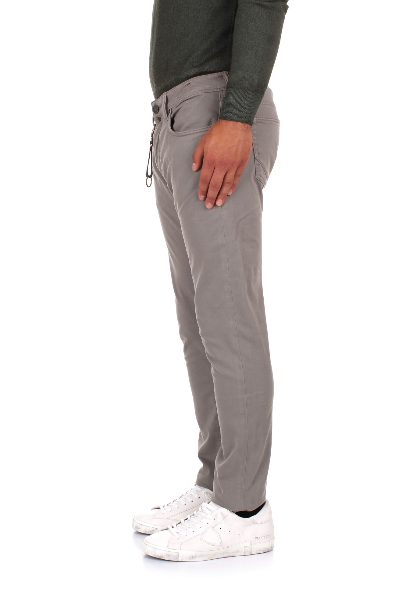 PANTALONI Grigio Incotex Blue Division