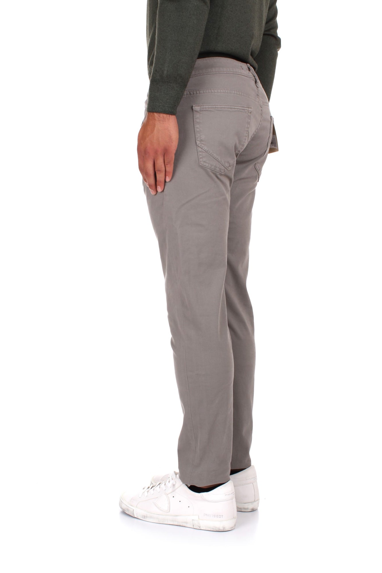 PANTALONI Grigio Incotex Blue Division