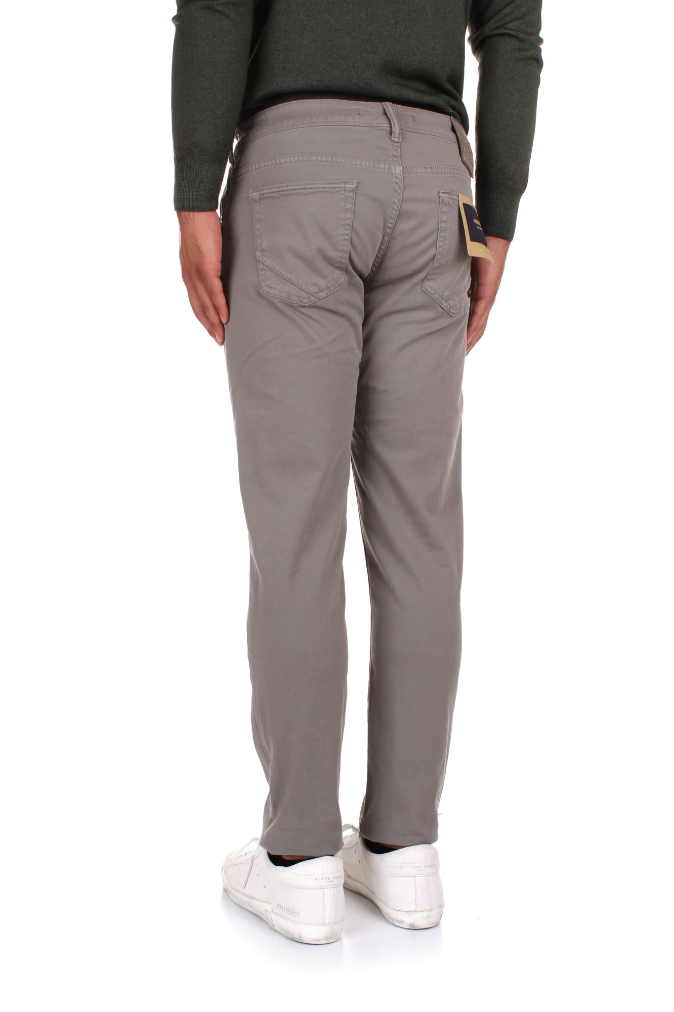 PANTALONI Grigio Incotex Blue Division