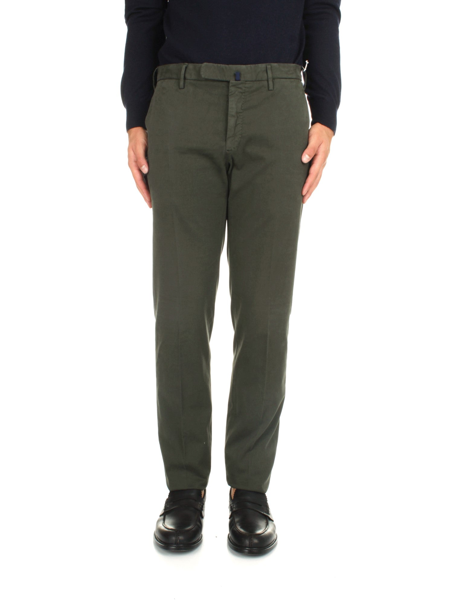 PANTALONI Verde Incotex