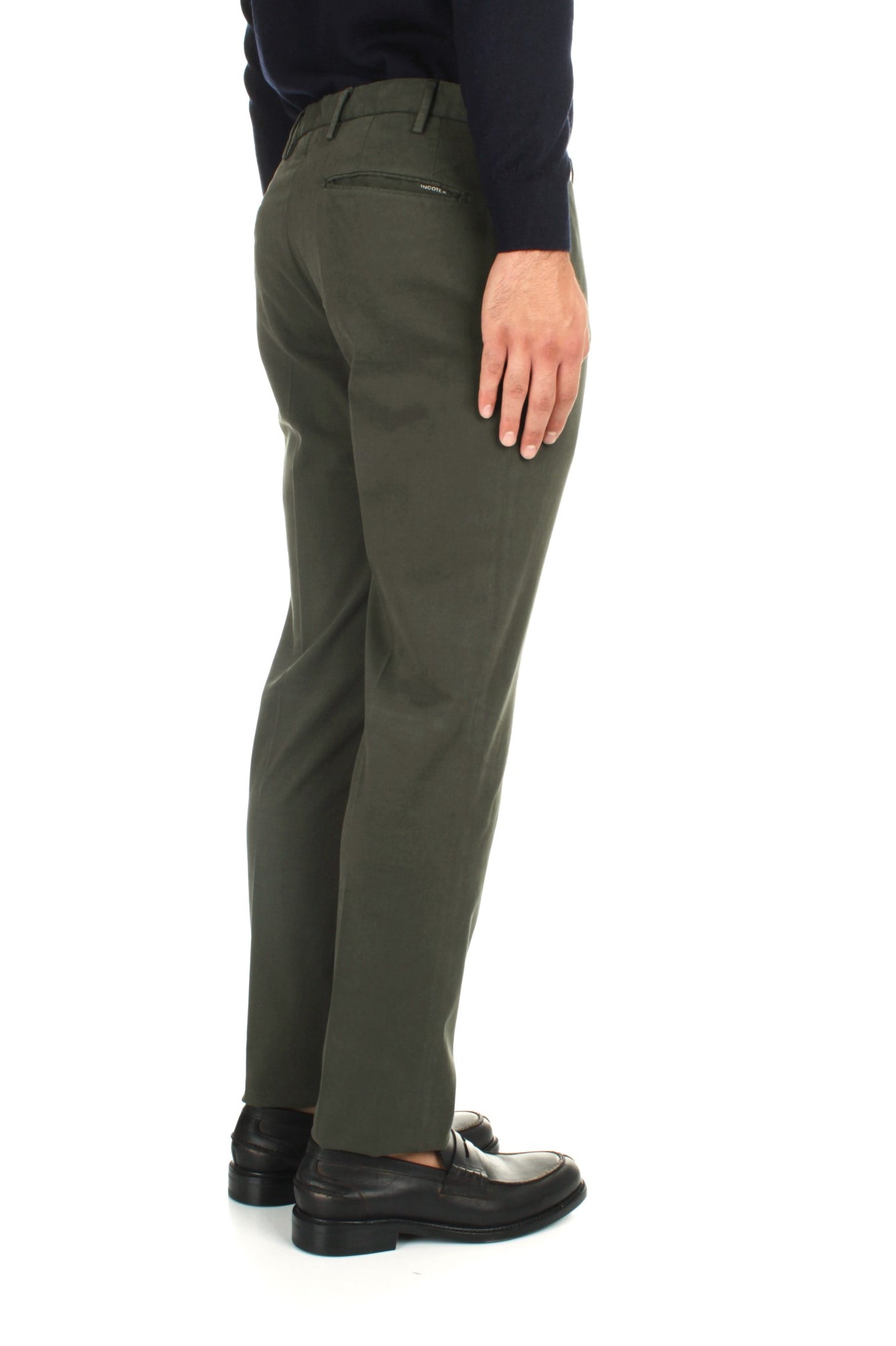 PANTALONI Verde Incotex