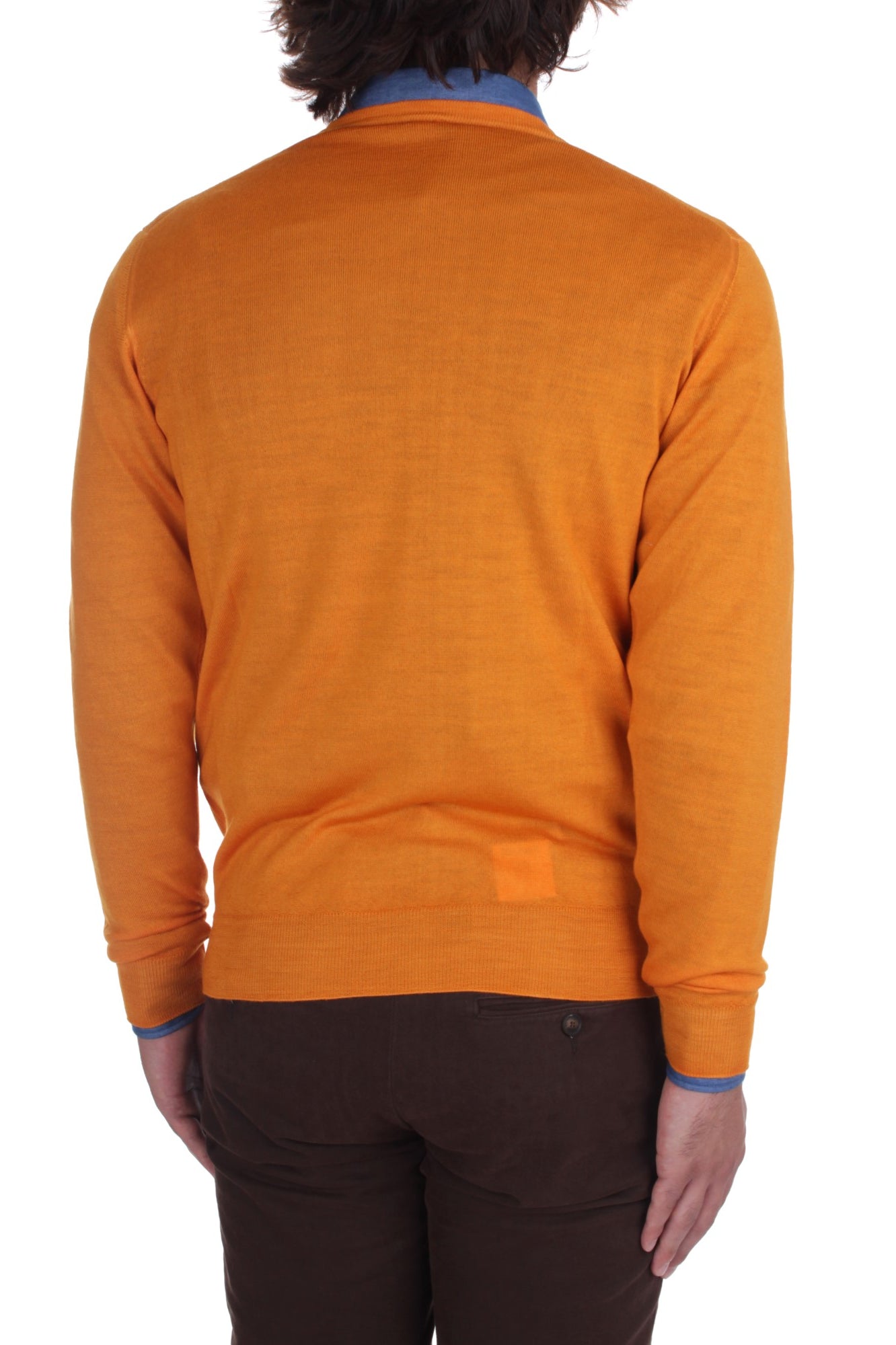 MAGLIE Arancione Fedeli Cashmere