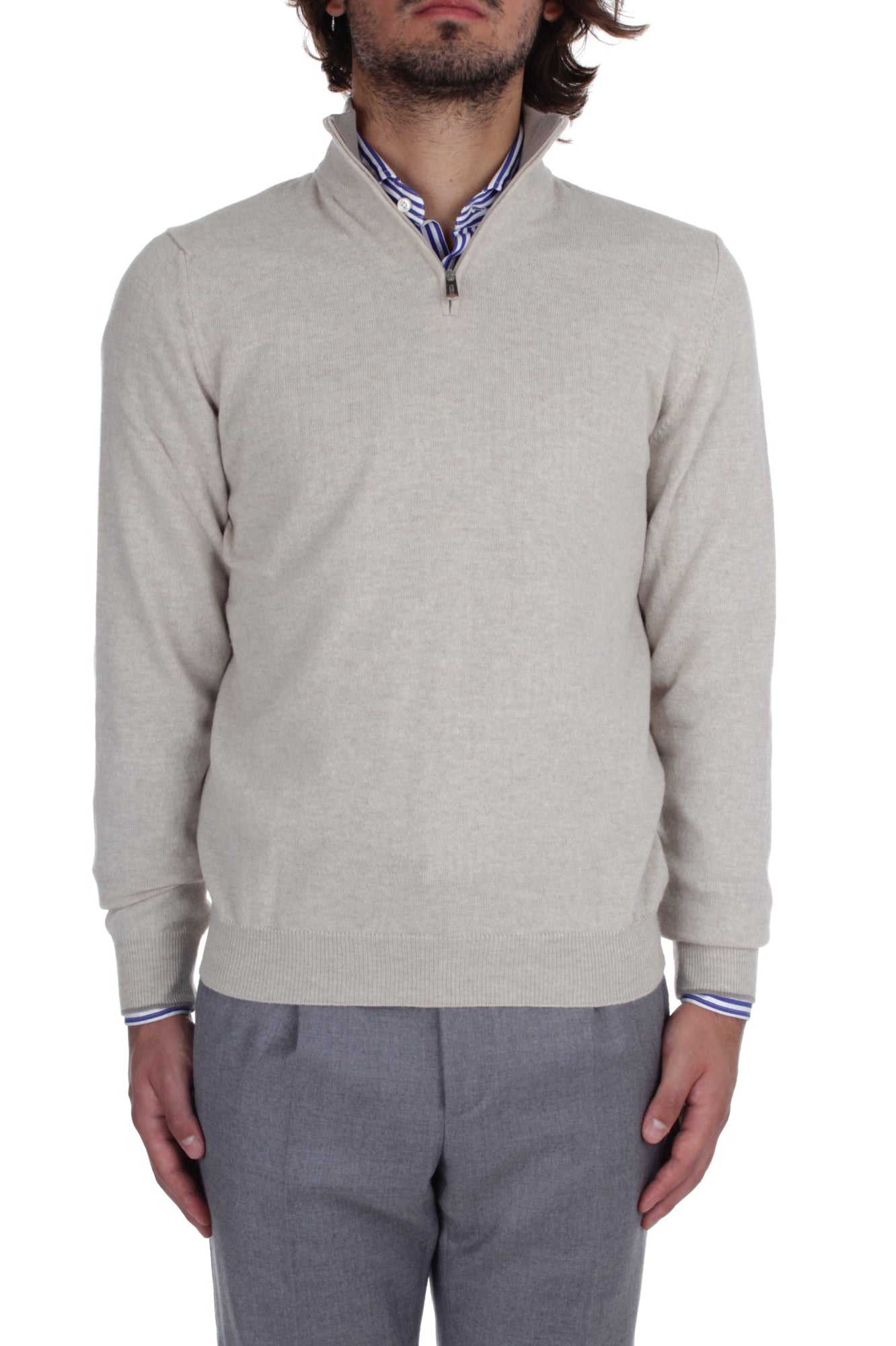 MAGLIE Beige Fedeli Cashmere