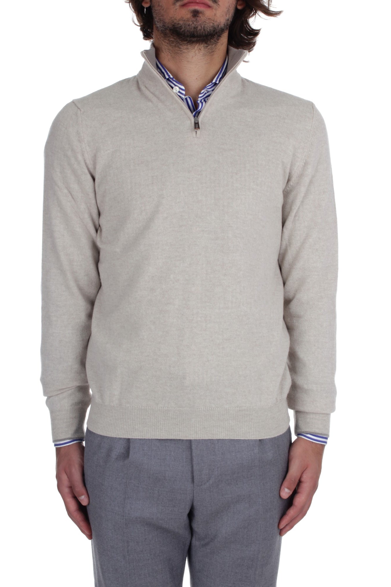 MAGLIE Beige Fedeli Cashmere