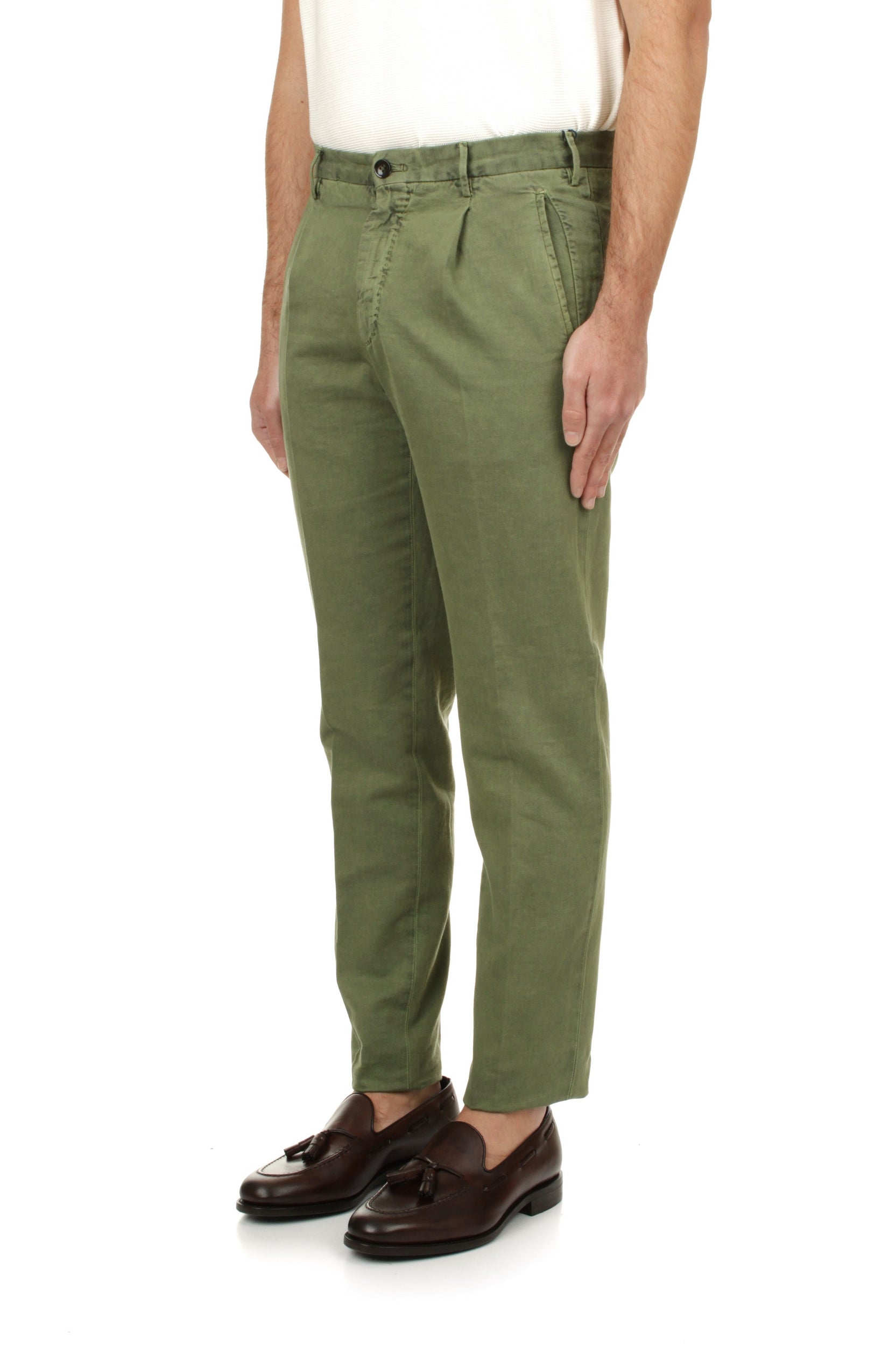 PANTALONI Verde Incotex
