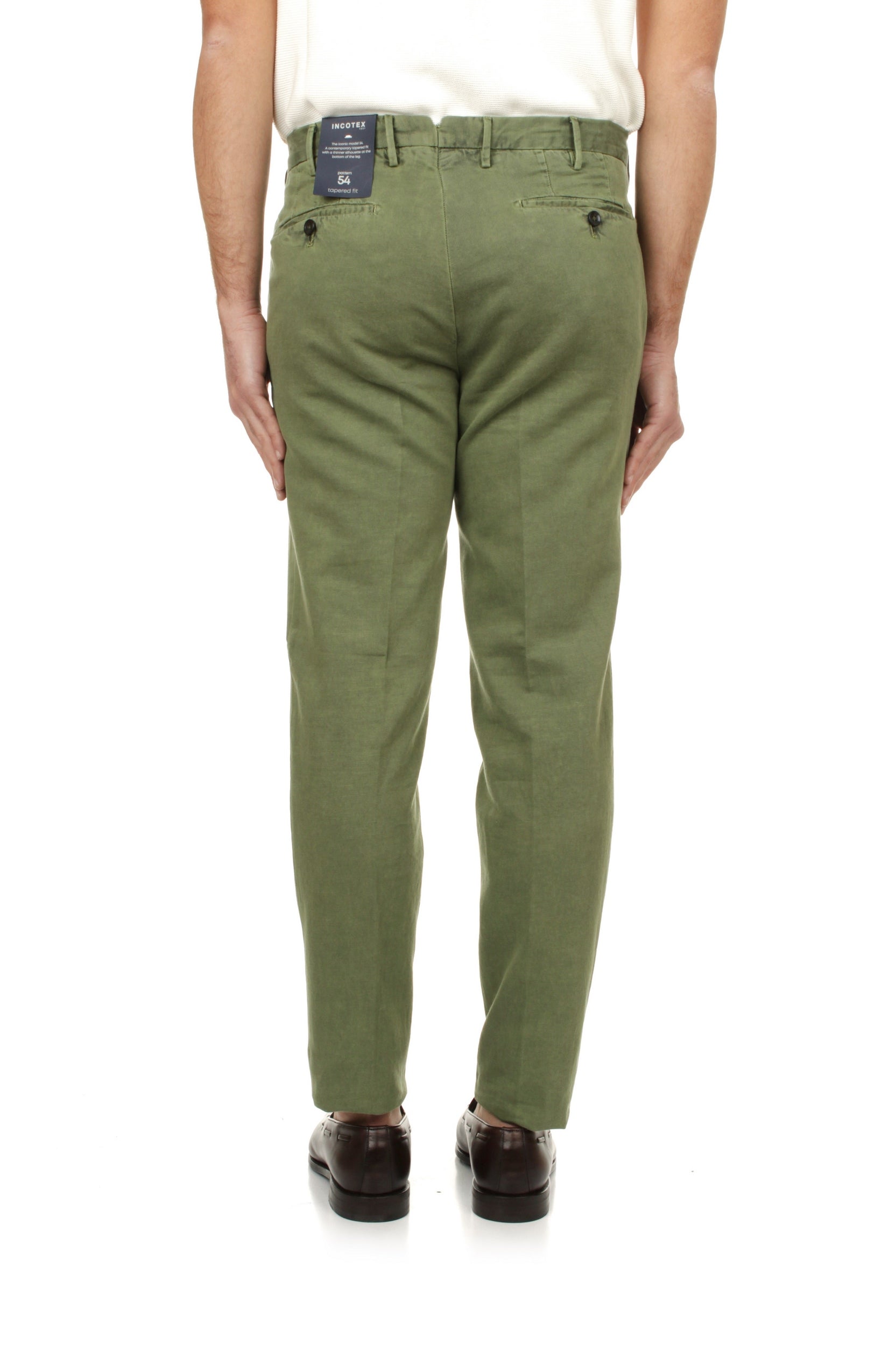 PANTALONI Verde Incotex