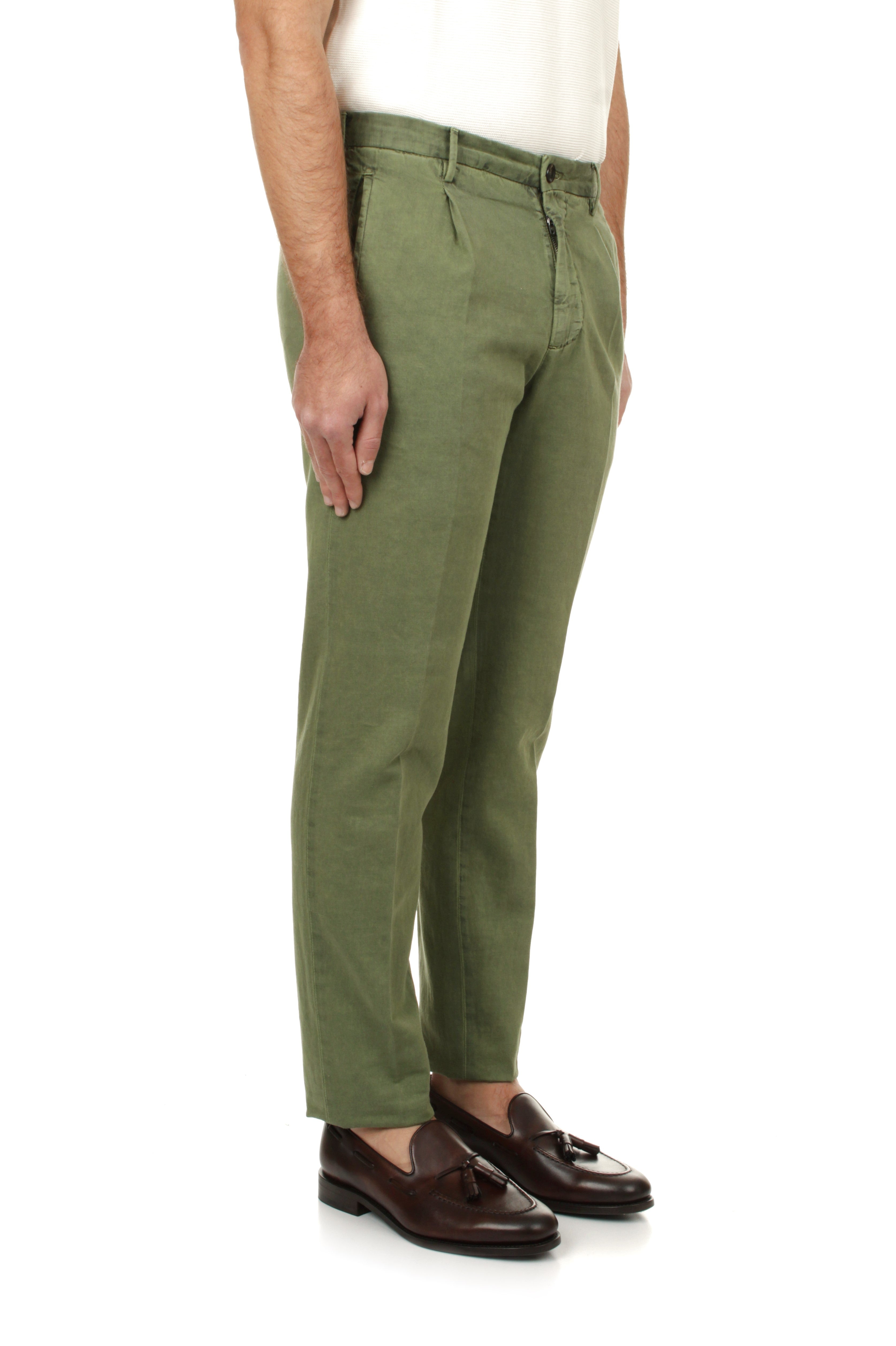 PANTALONI Verde Incotex