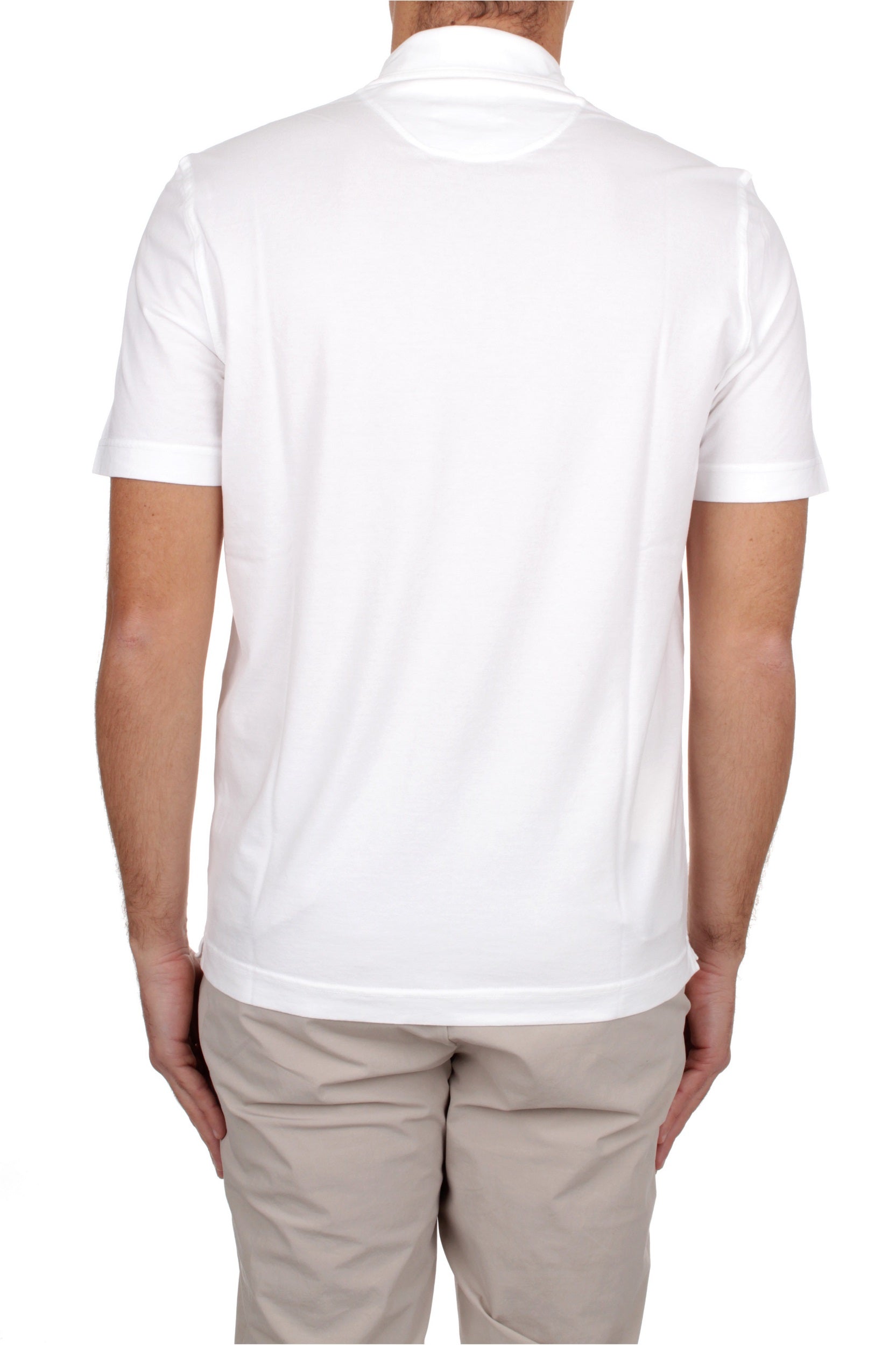 POLO Bianco Fedeli Cashmere