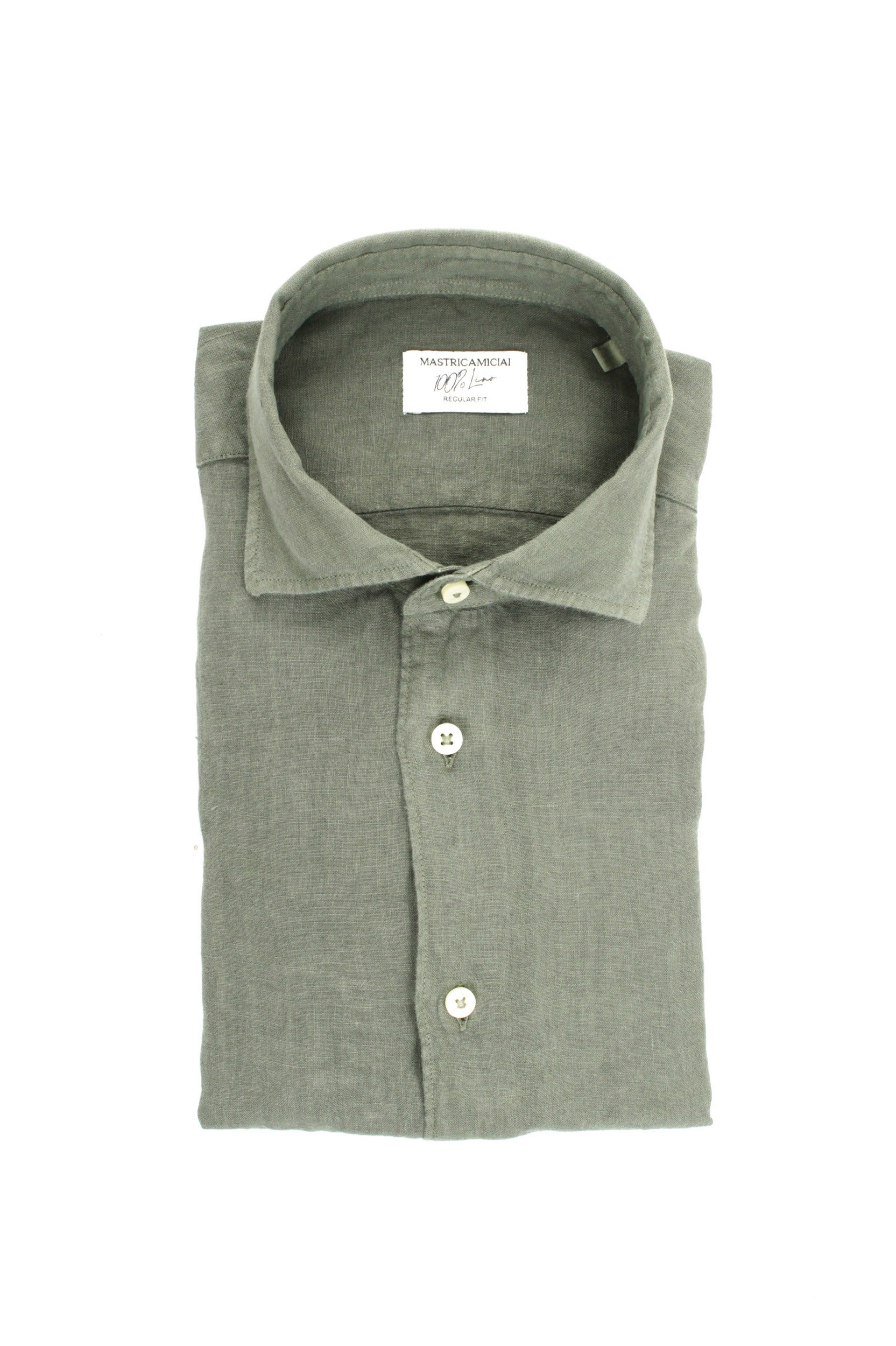 CAMICIE Verde Mastricamiciai