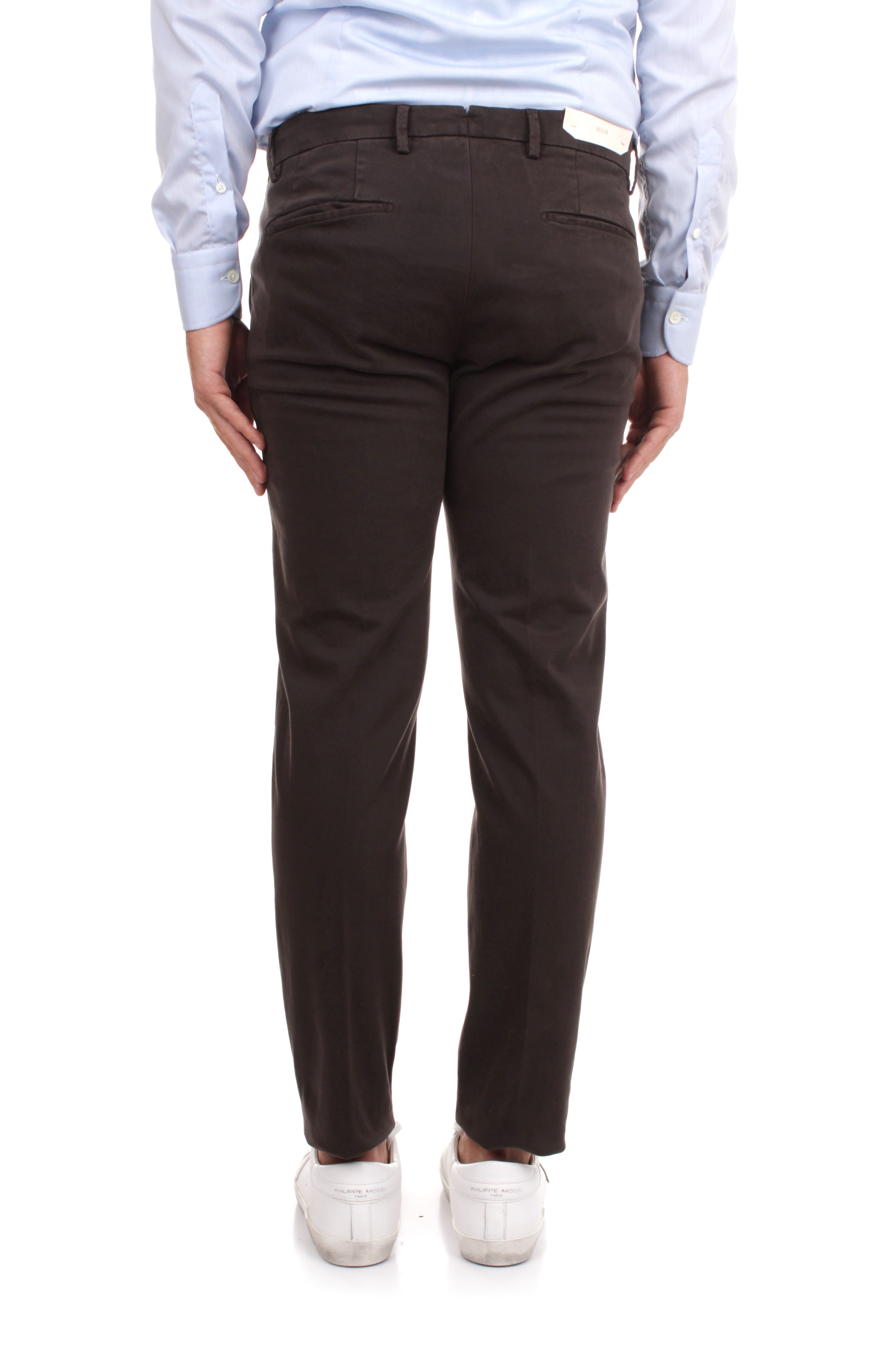 PANTALONI Marrone Briglia
