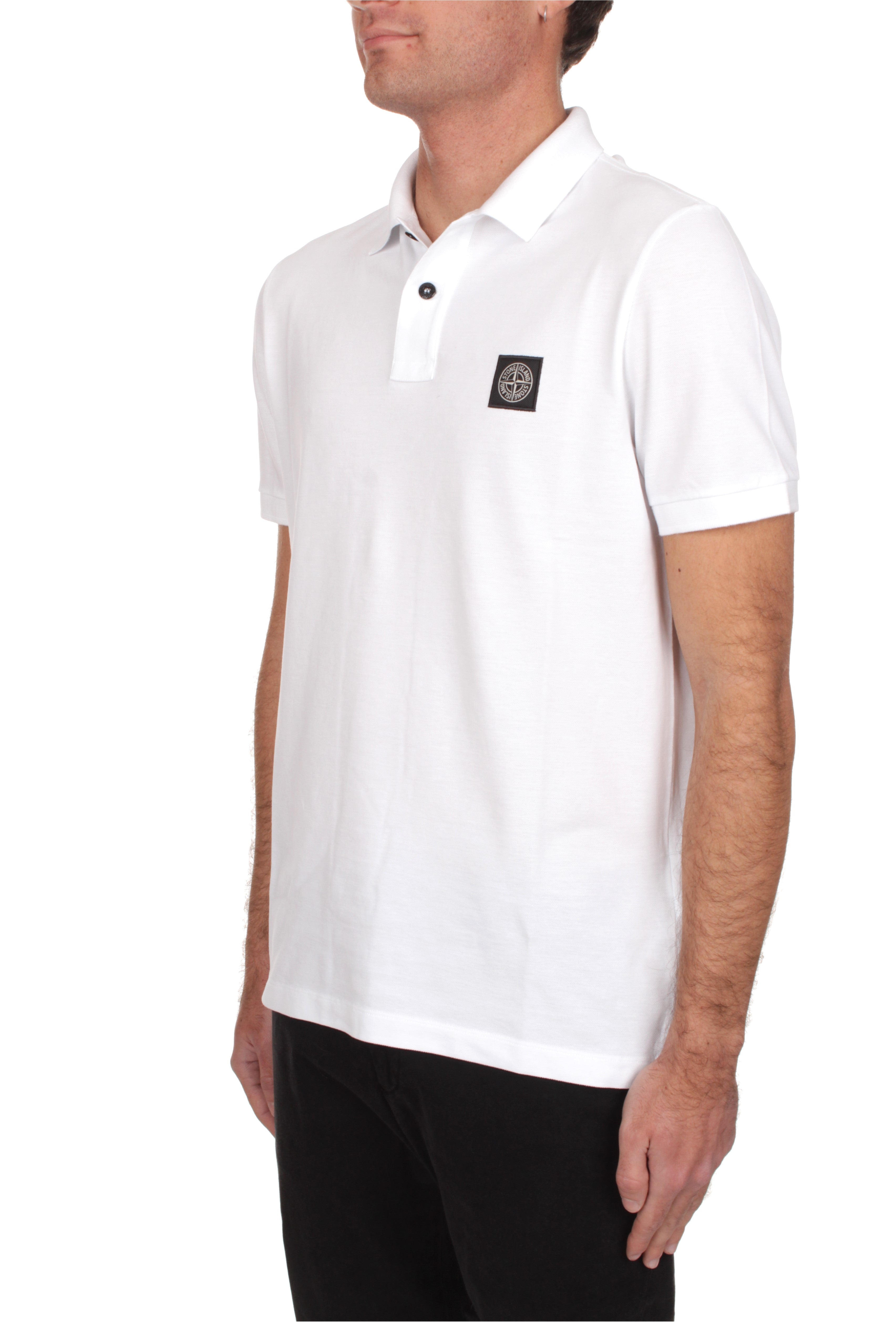 POLO Bianco Stone Island
