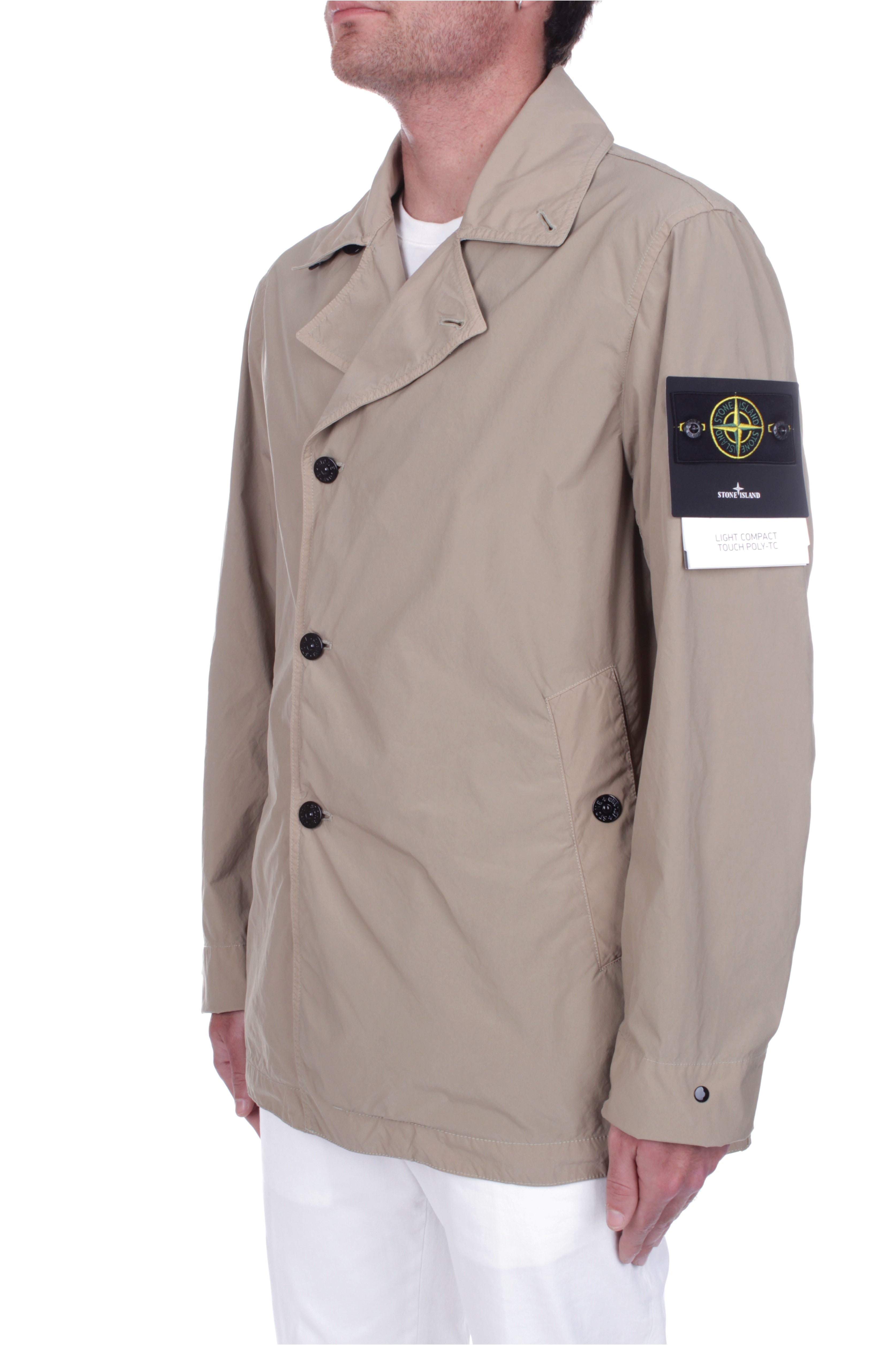 GIACCHE E GIUBBOTTI Beige Stone Island