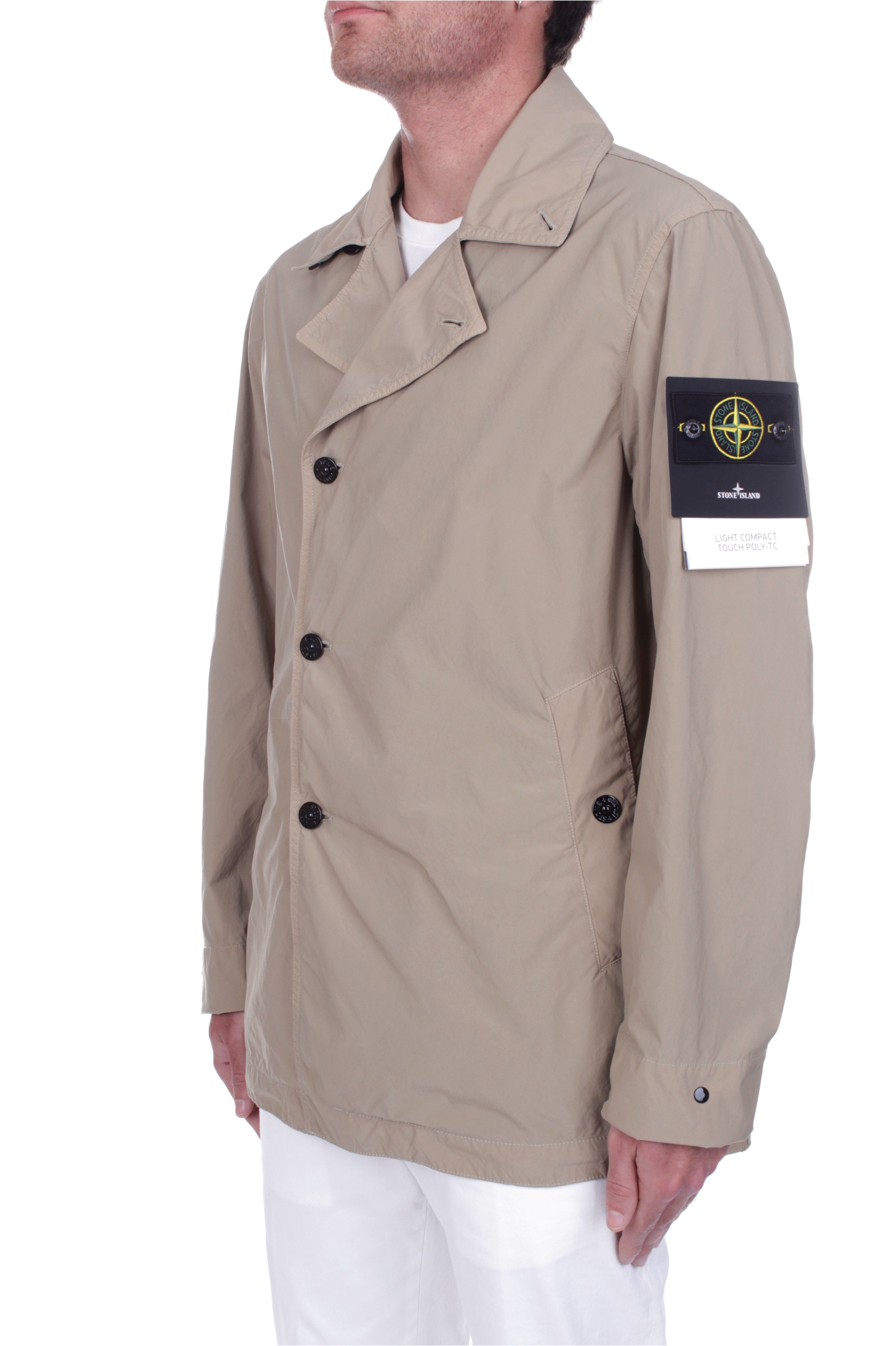 GIACCHE E GIUBBOTTI Beige Stone Island