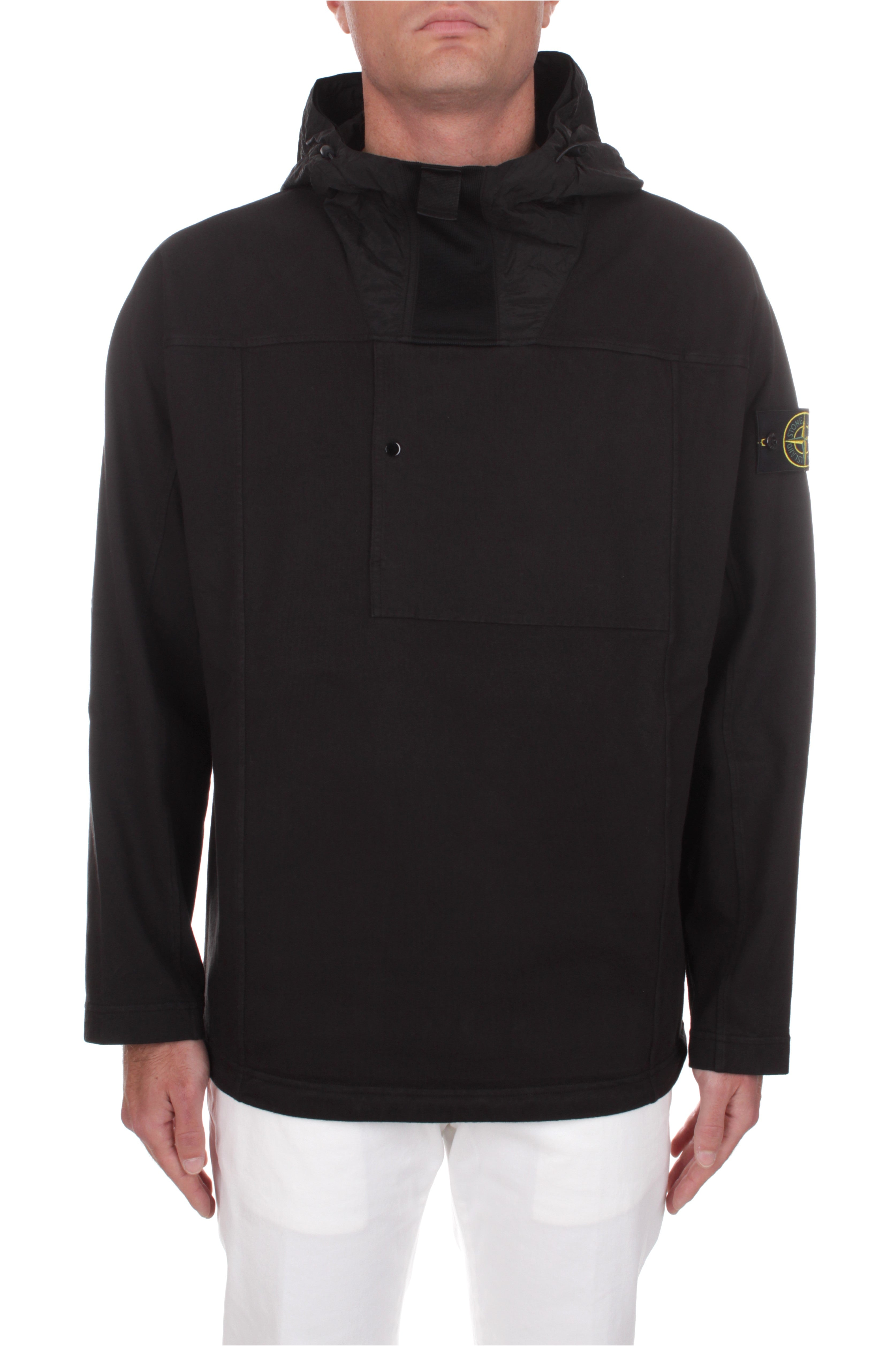 FELPE Nero Stone Island
