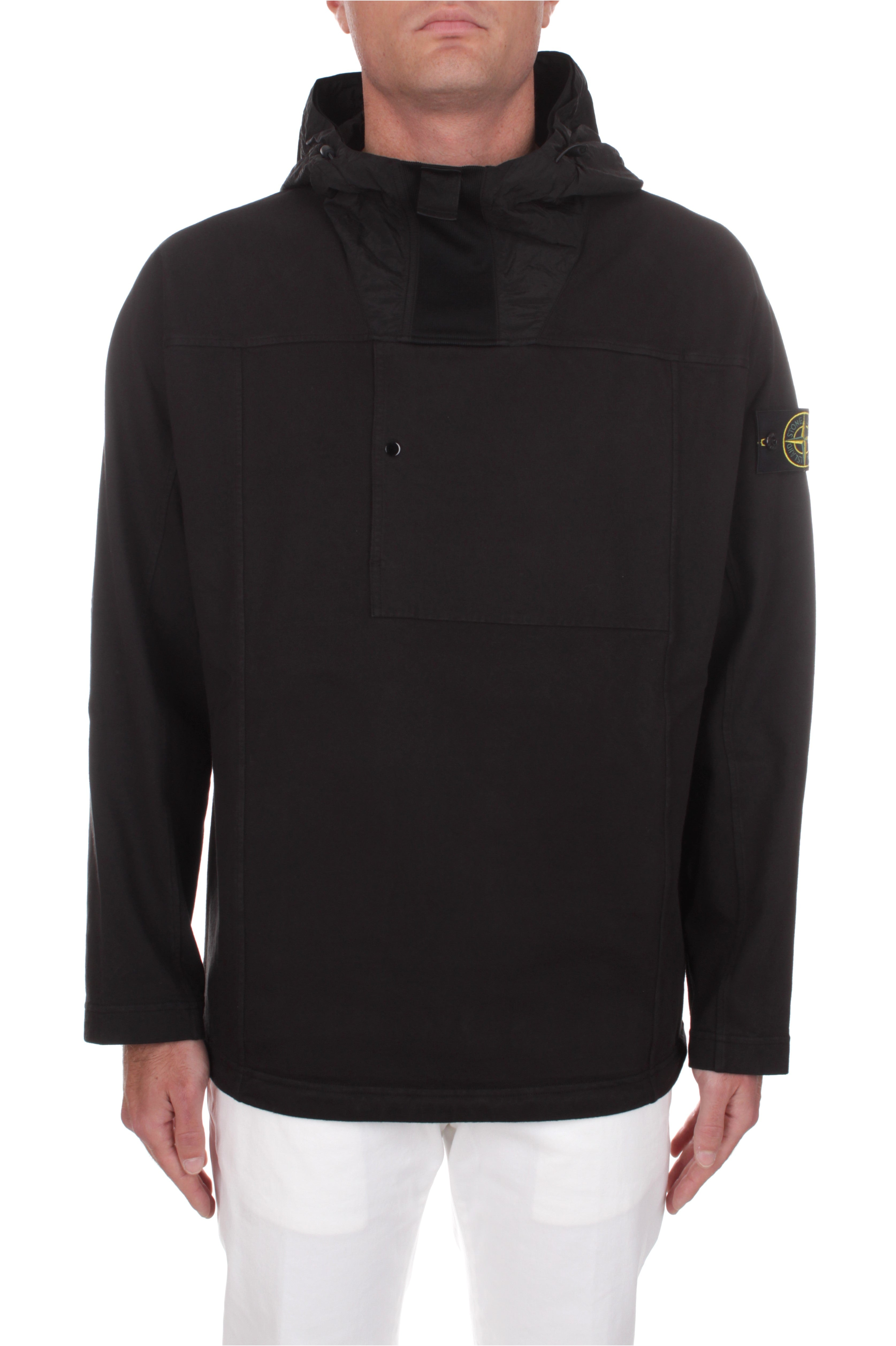 FELPE Nero Stone Island