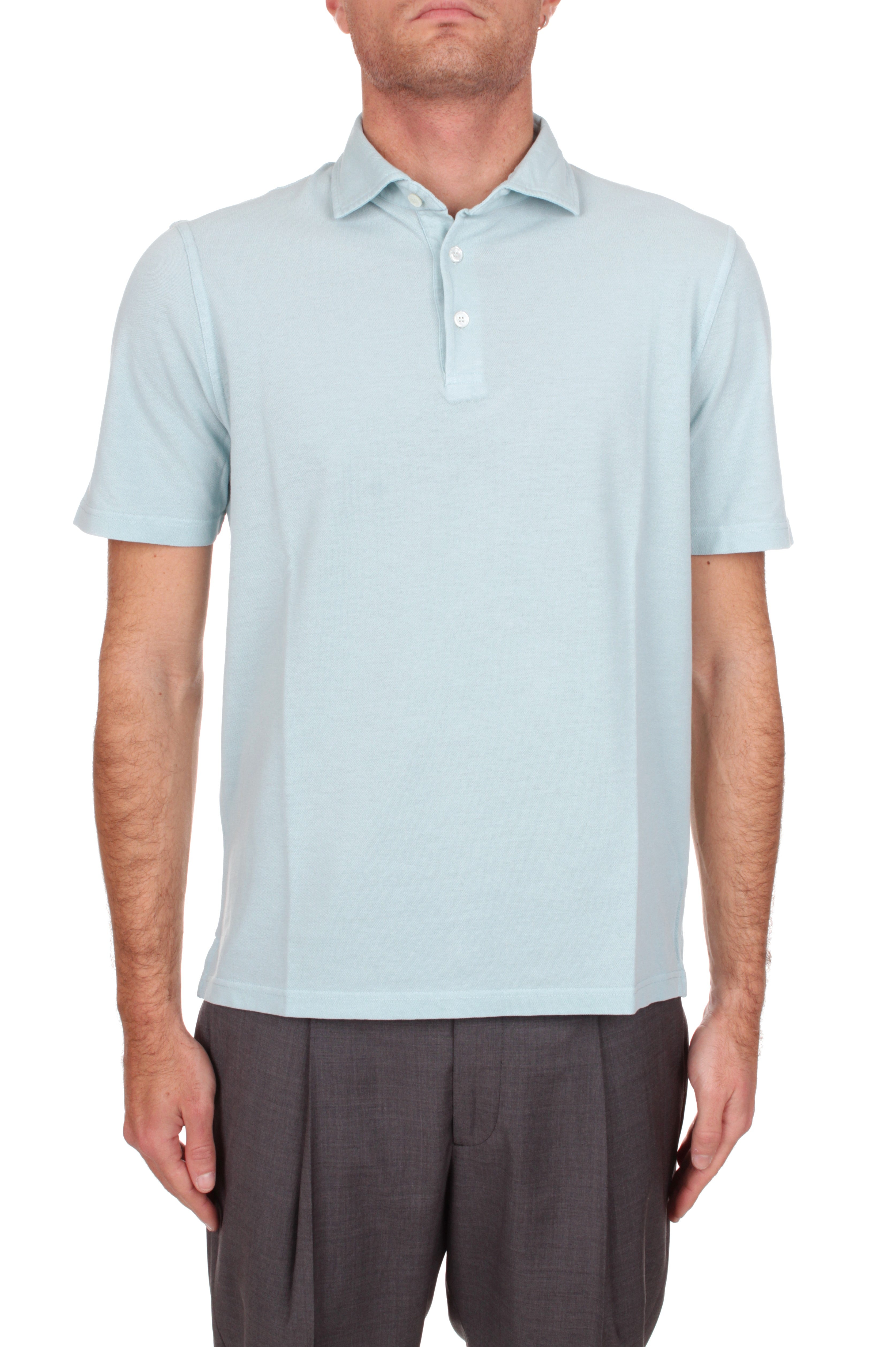 POLO Turchese Fedeli Cashmere