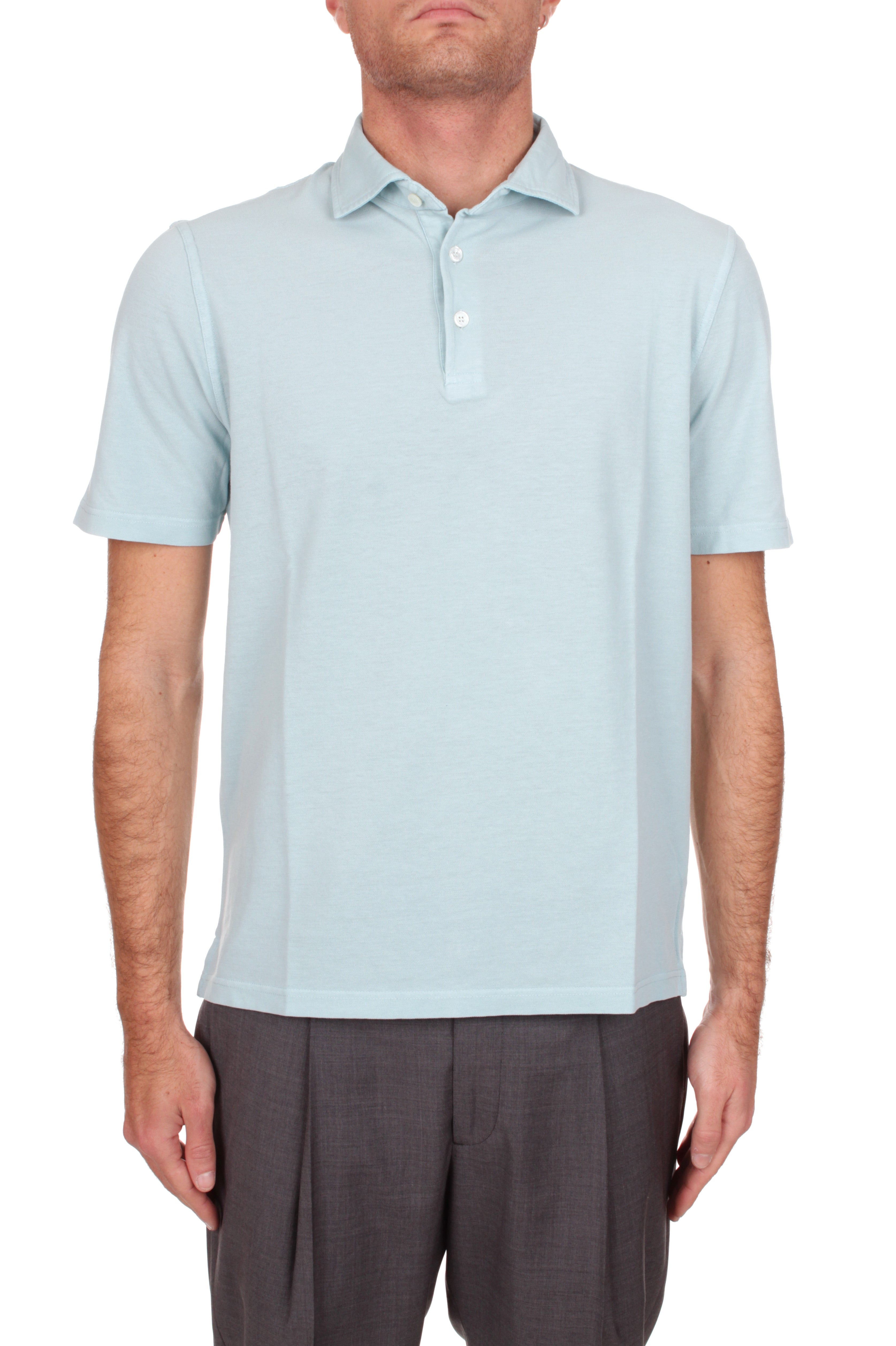 POLO Turchese Fedeli Cashmere