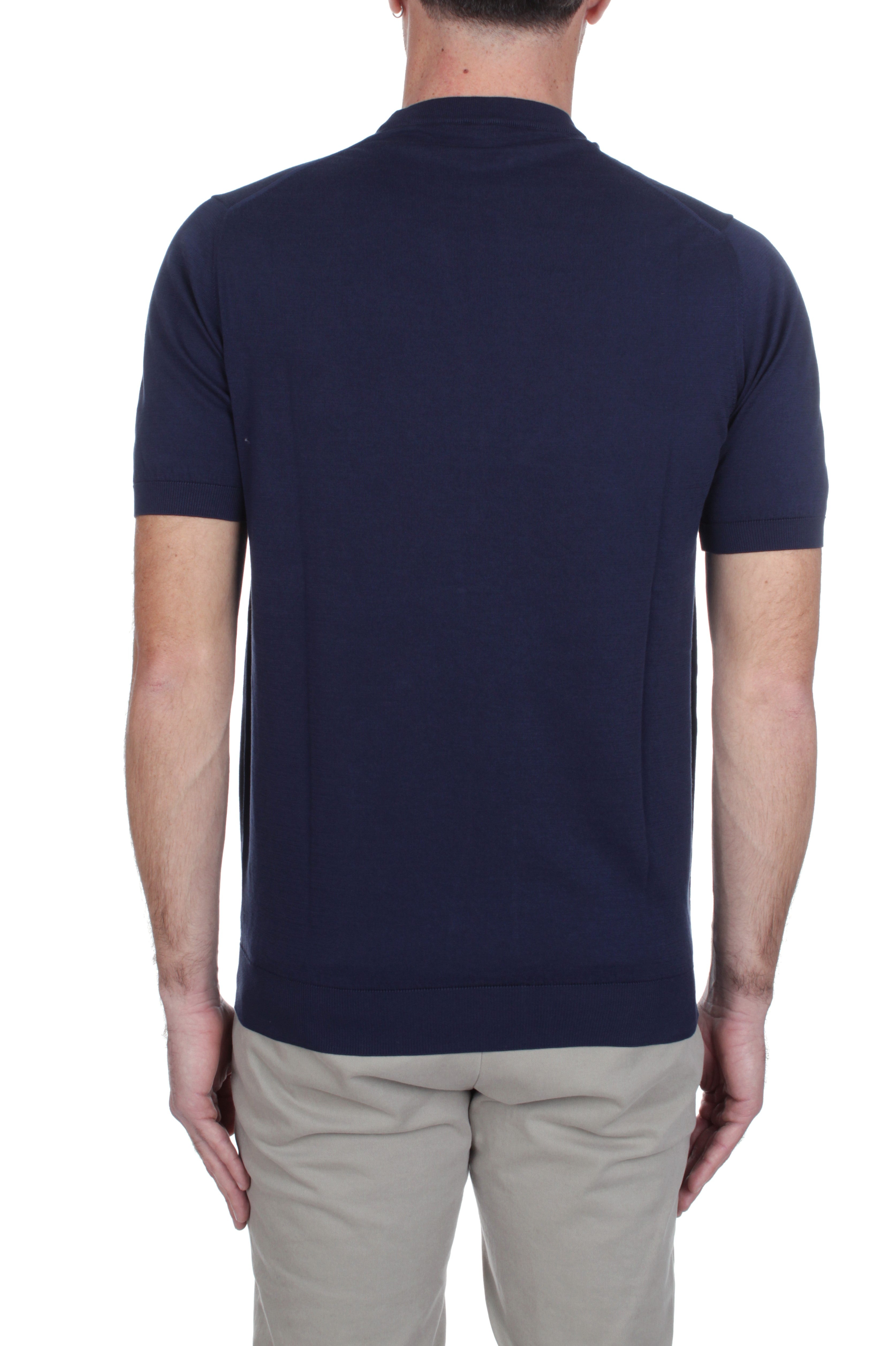 T-SHIRT Blu Fedeli Cashmere