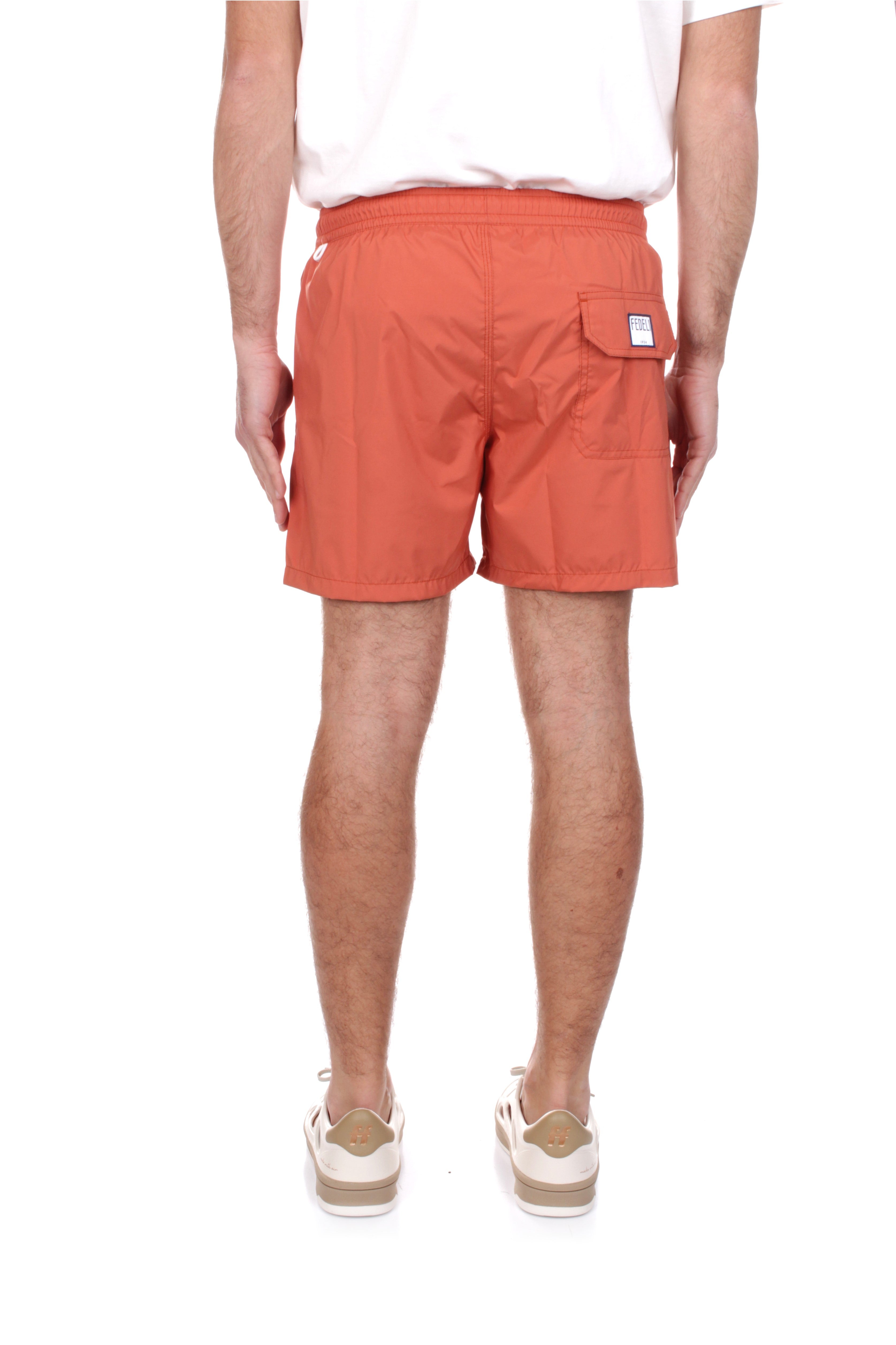 BOXER MARE Arancione Fedeli Cashmere