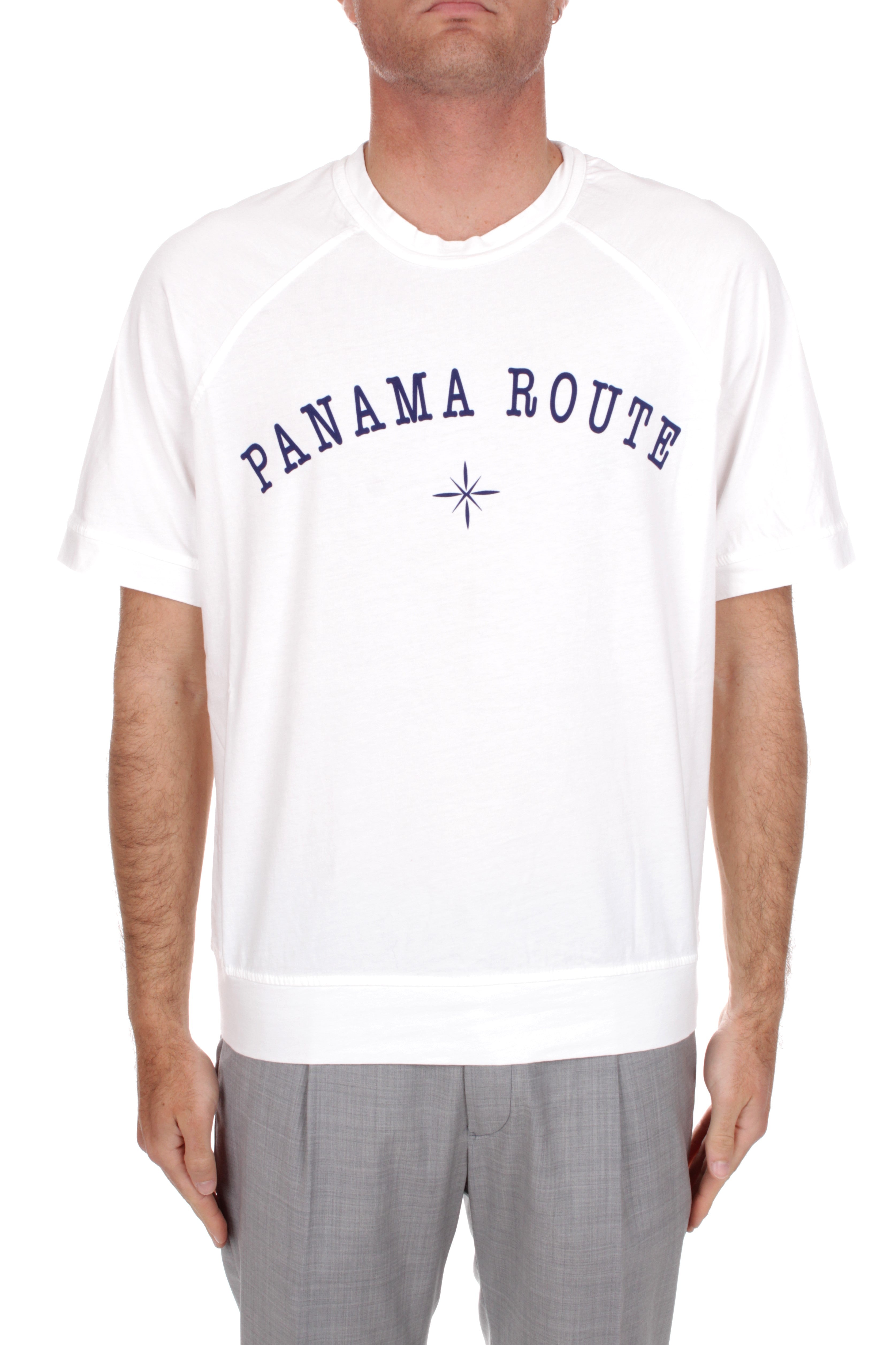 T-SHIRT Bianco Panama Route