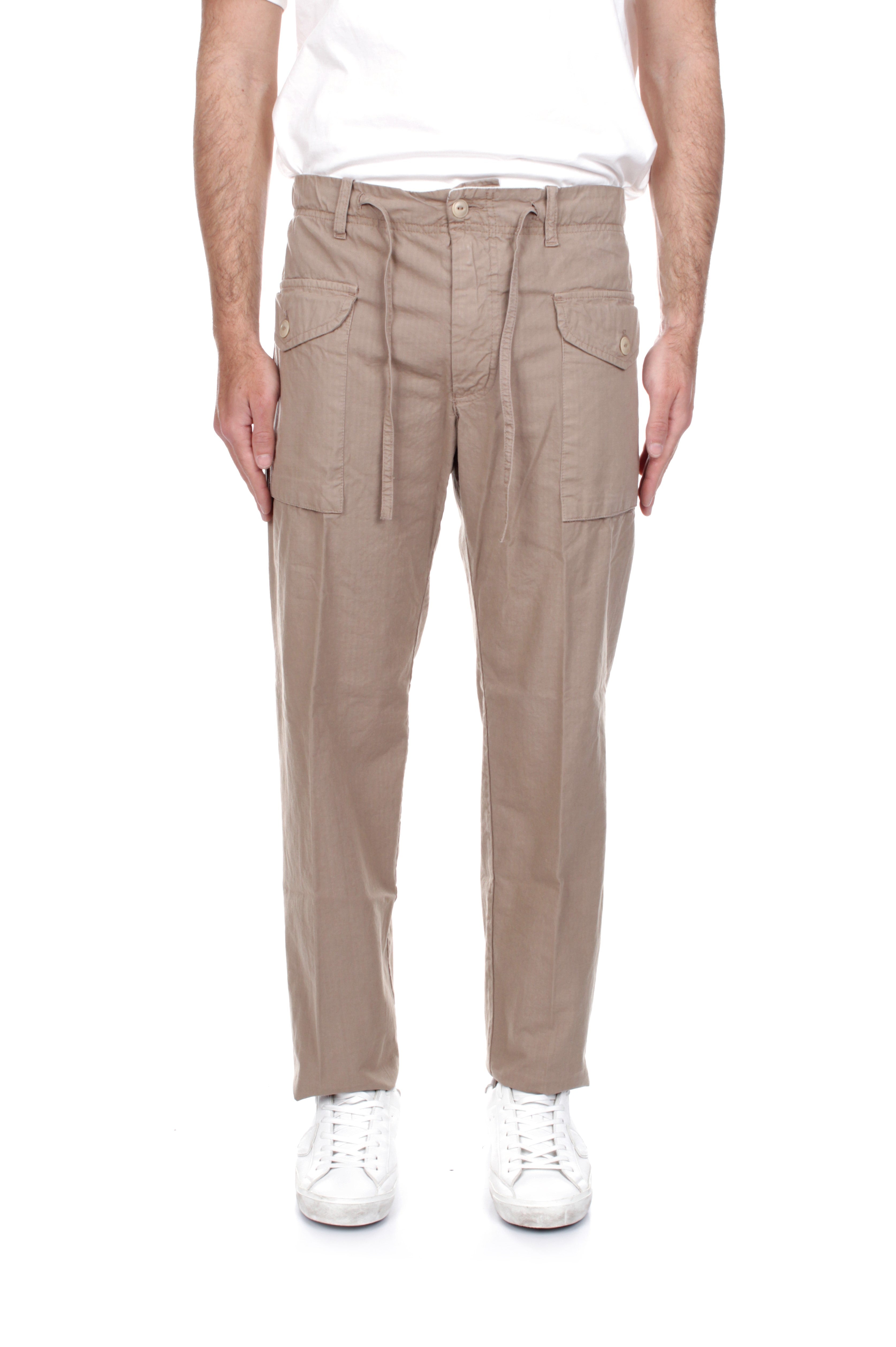 PANTALONI Marrone Panama Route