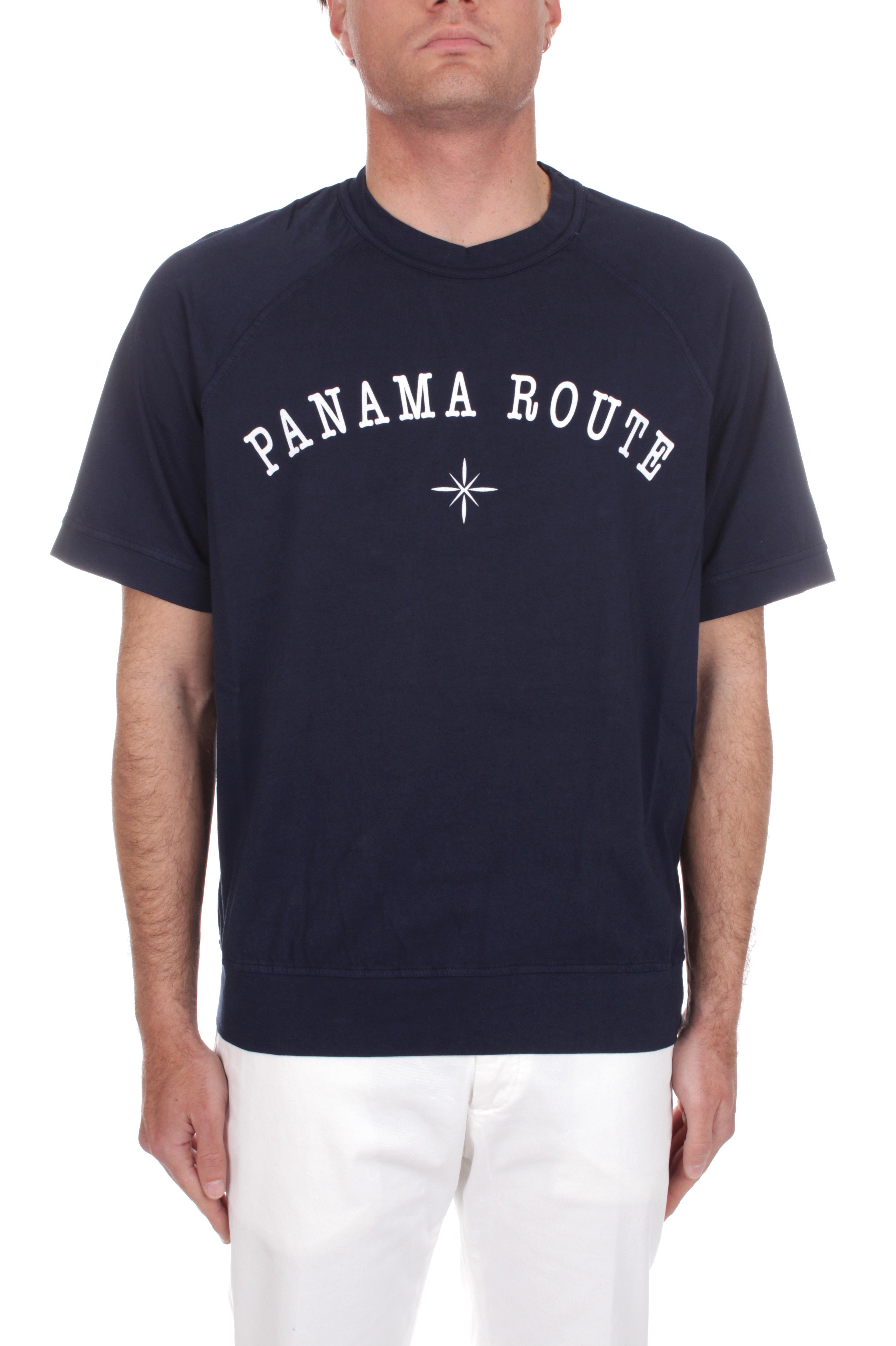 T-SHIRT Blu Panama Route
