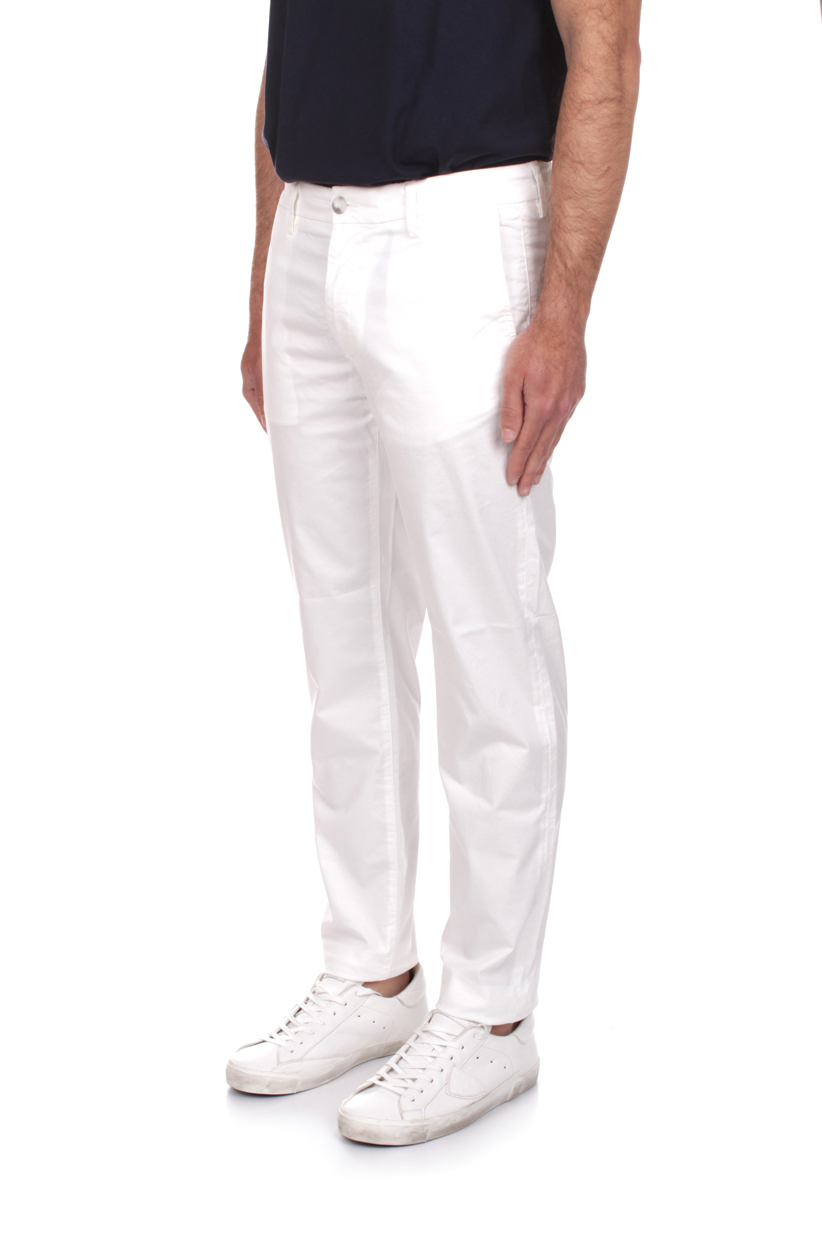 PANTALONI Bianco Re-hash