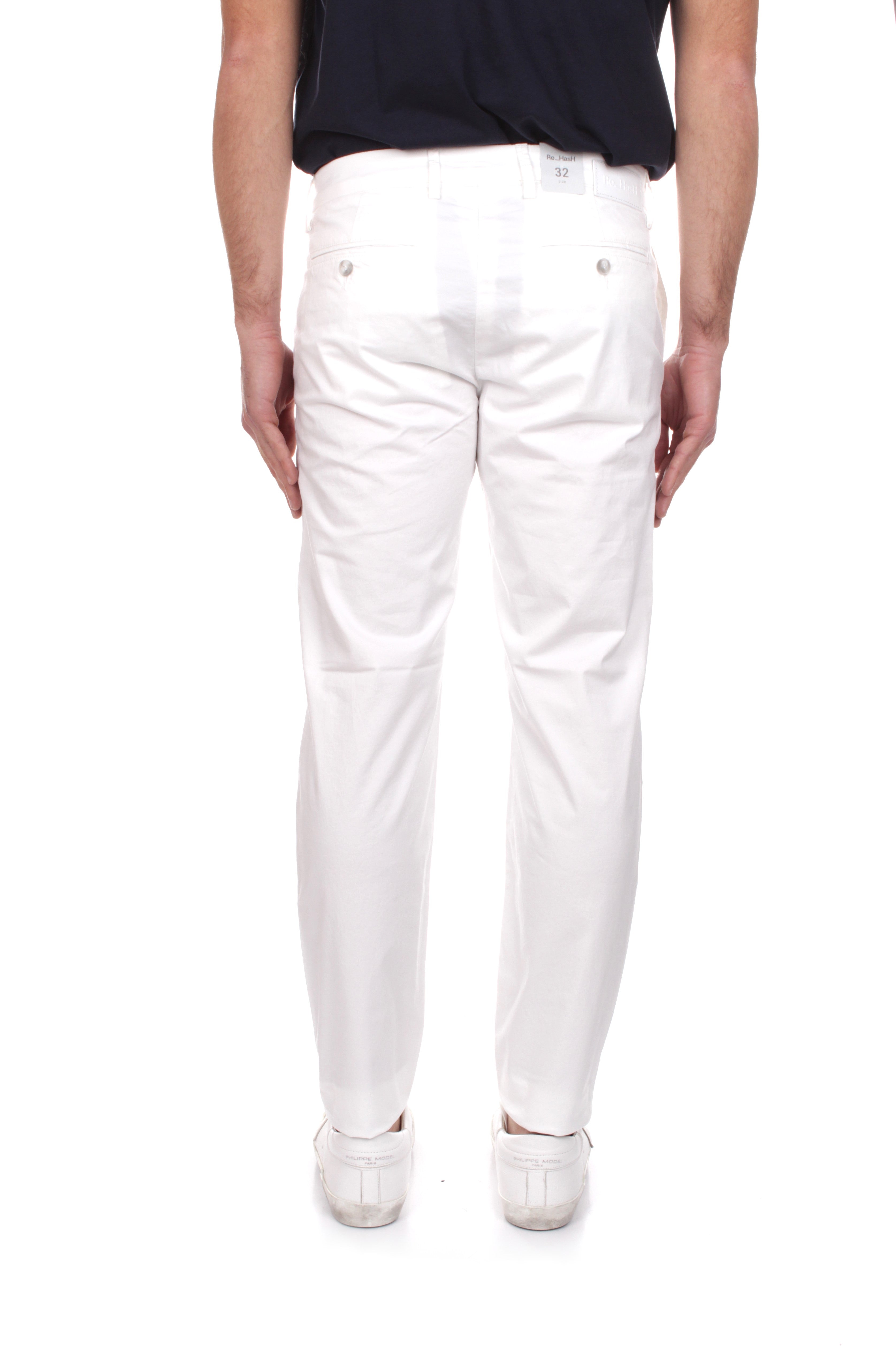 PANTALONI Bianco Re-hash