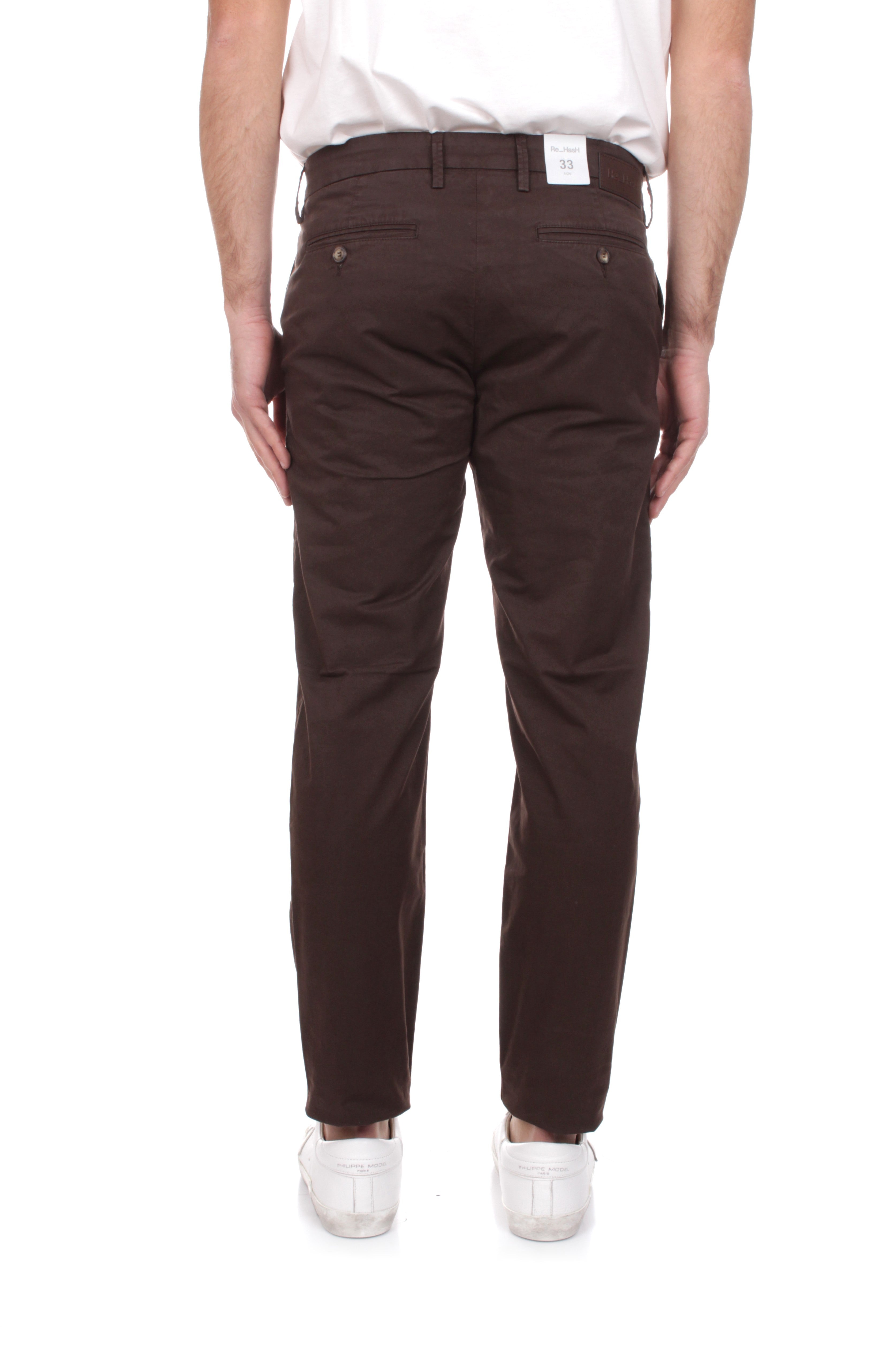 PANTALONI Marrone Re-hash