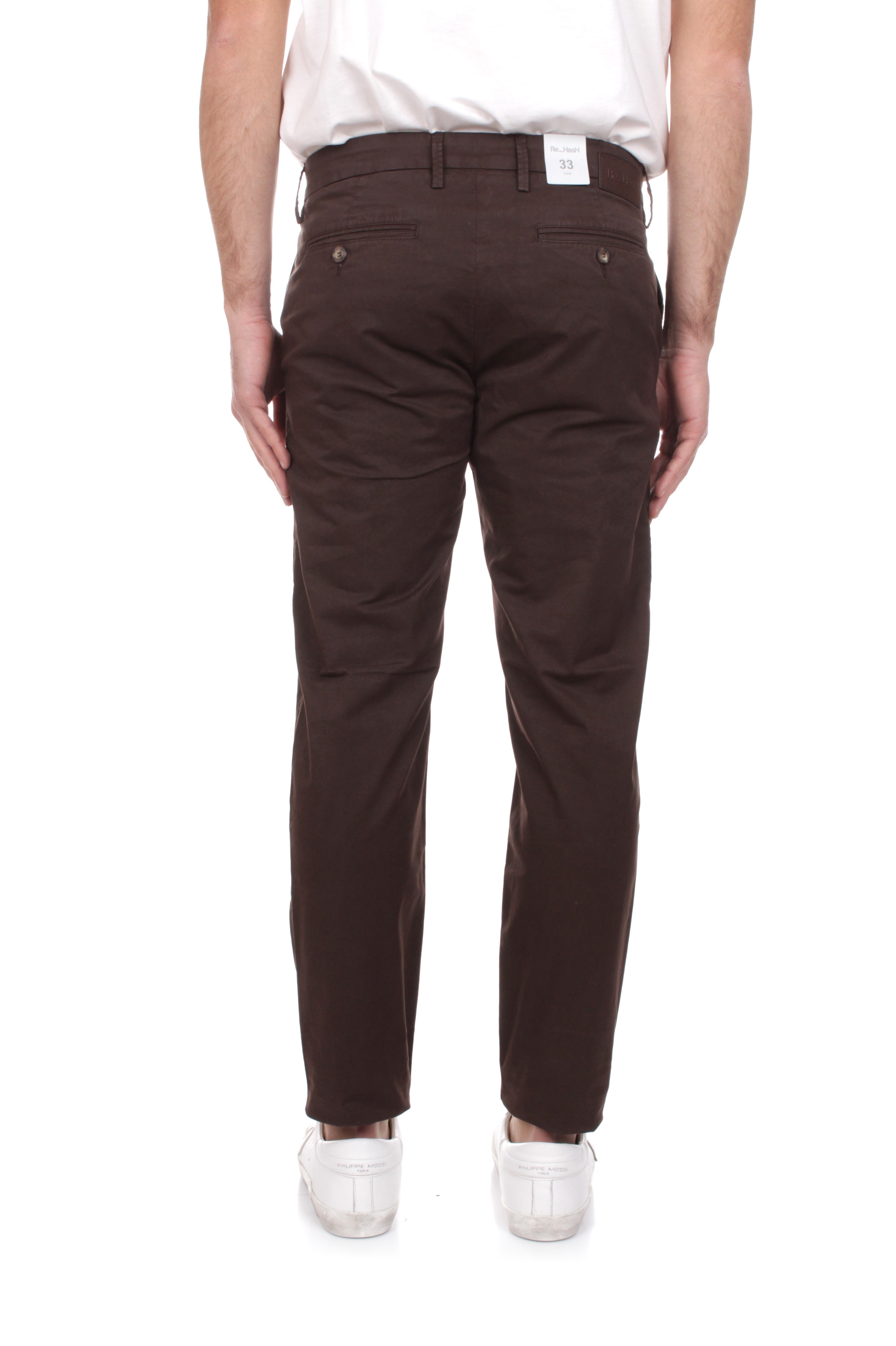 PANTALONI Marrone Re-hash