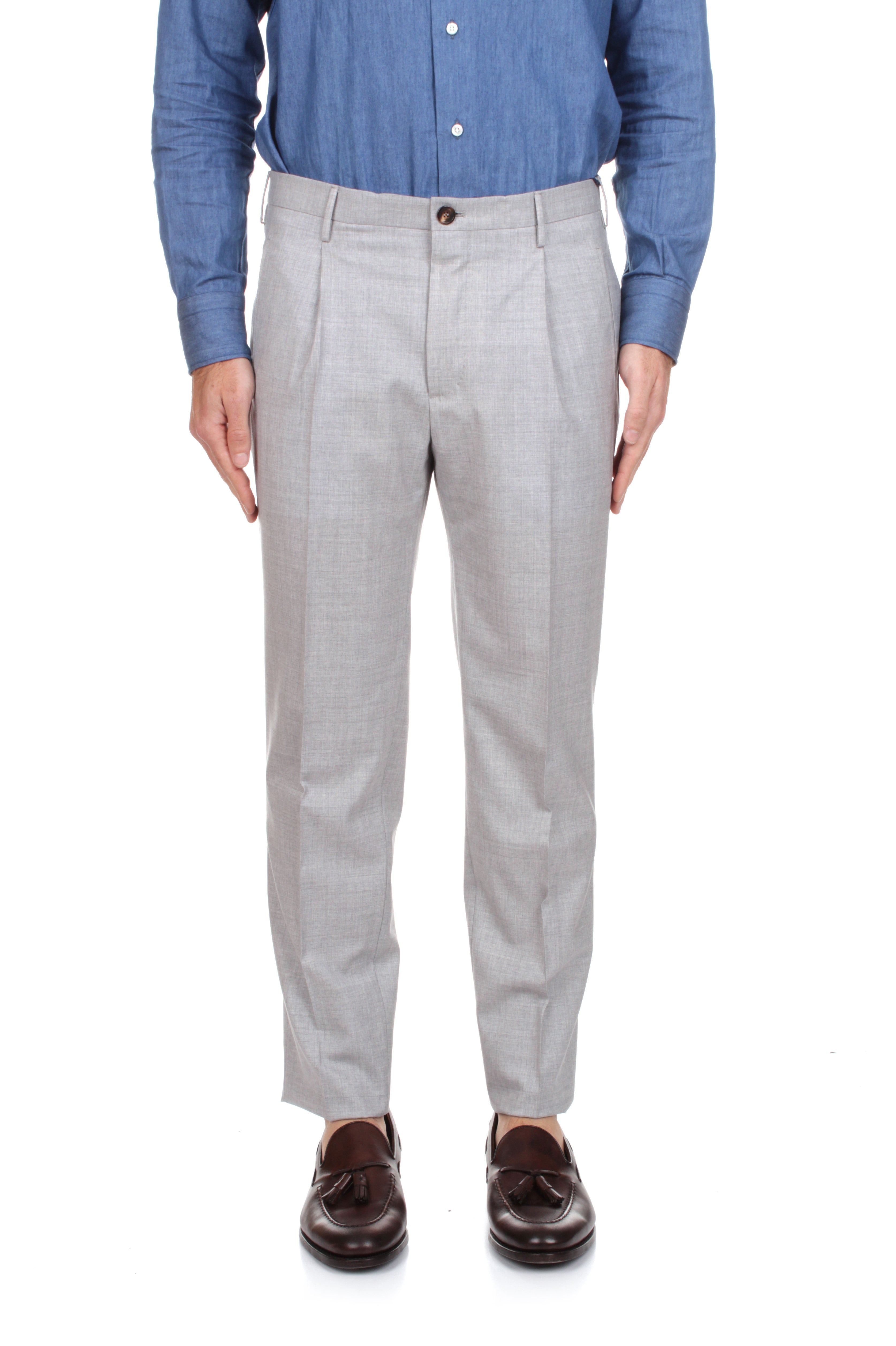 PANTALONI Grigio Incotex