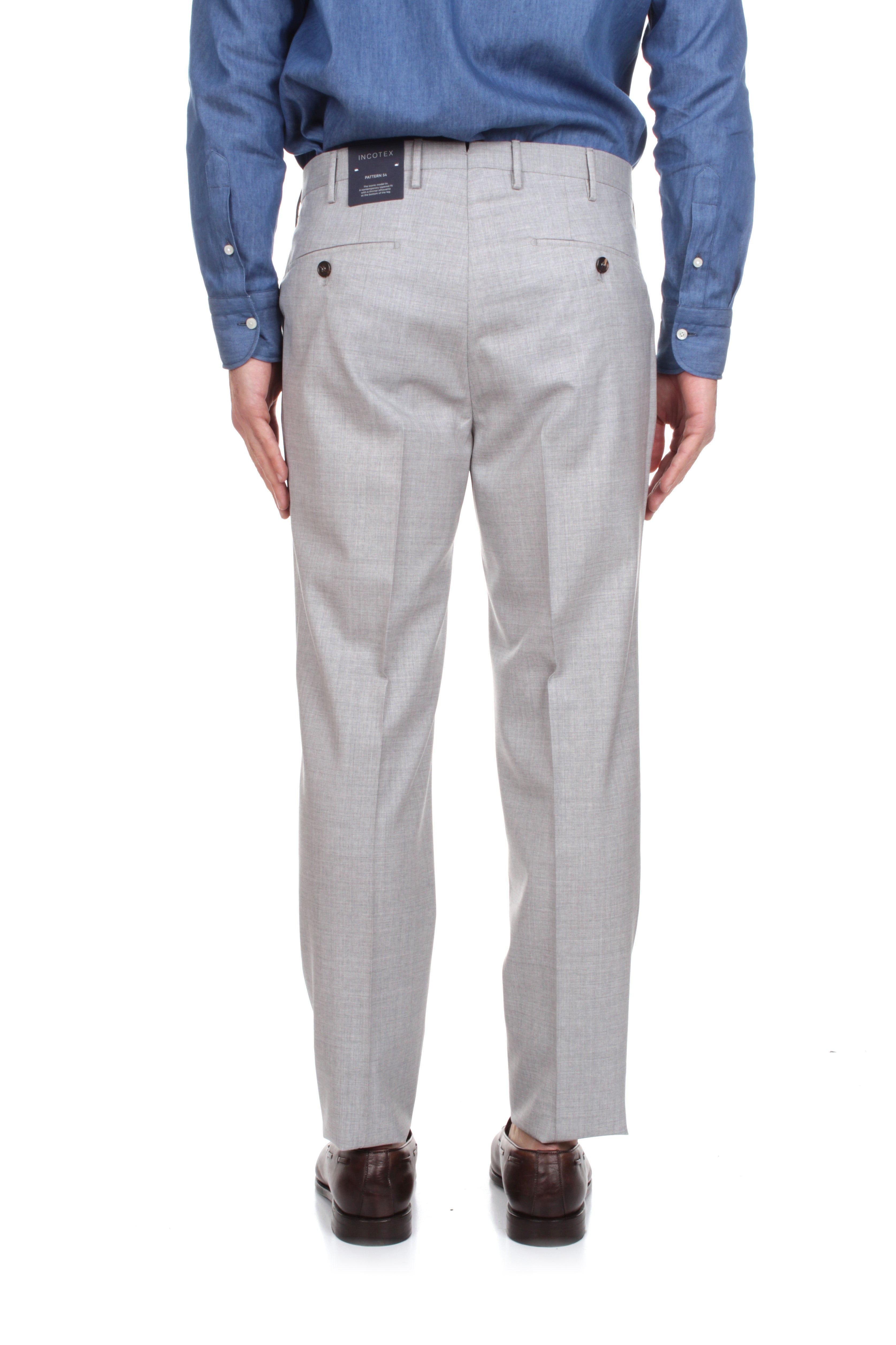 PANTALONI Grigio Incotex