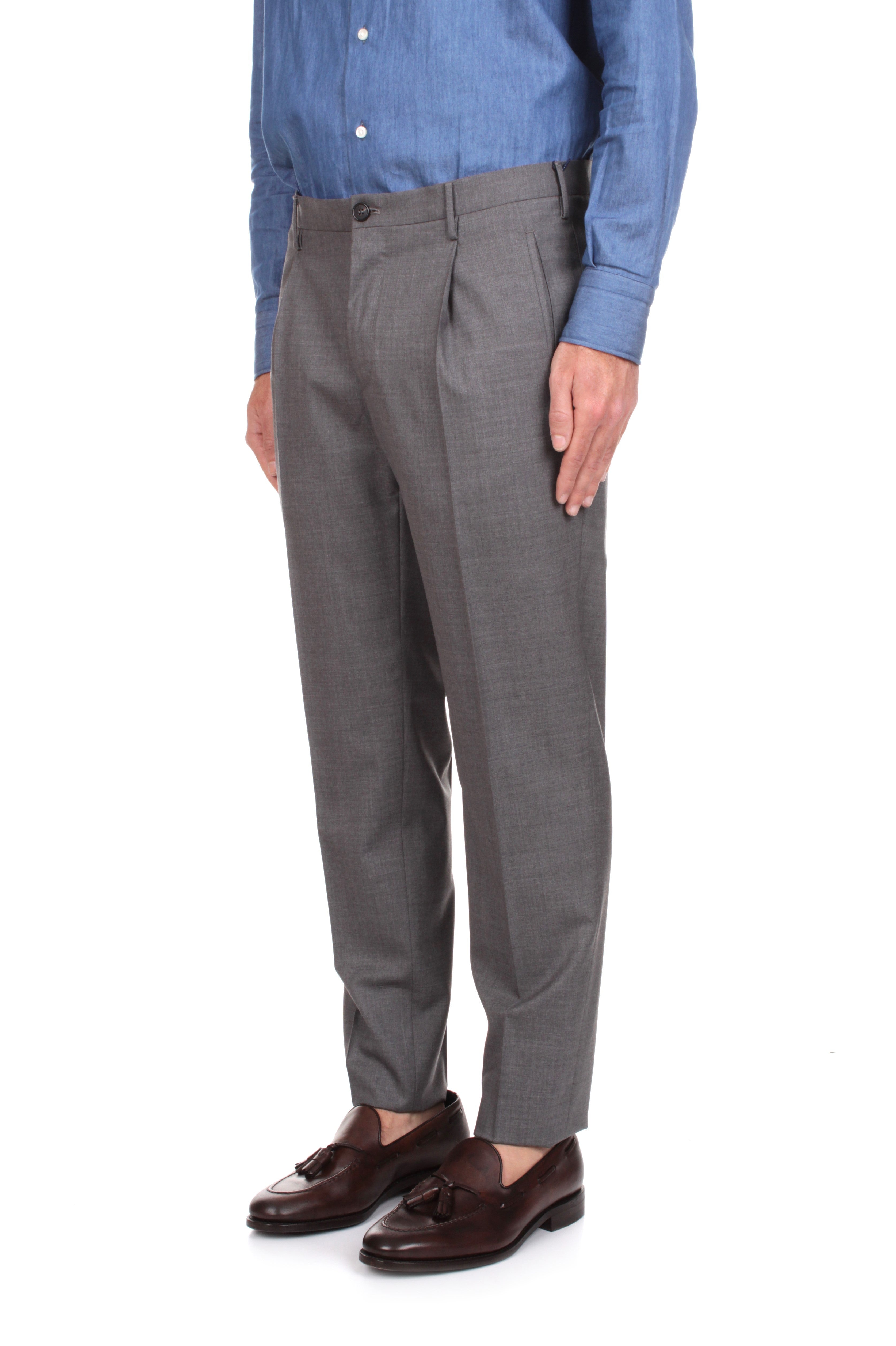 PANTALONI Grigio Incotex