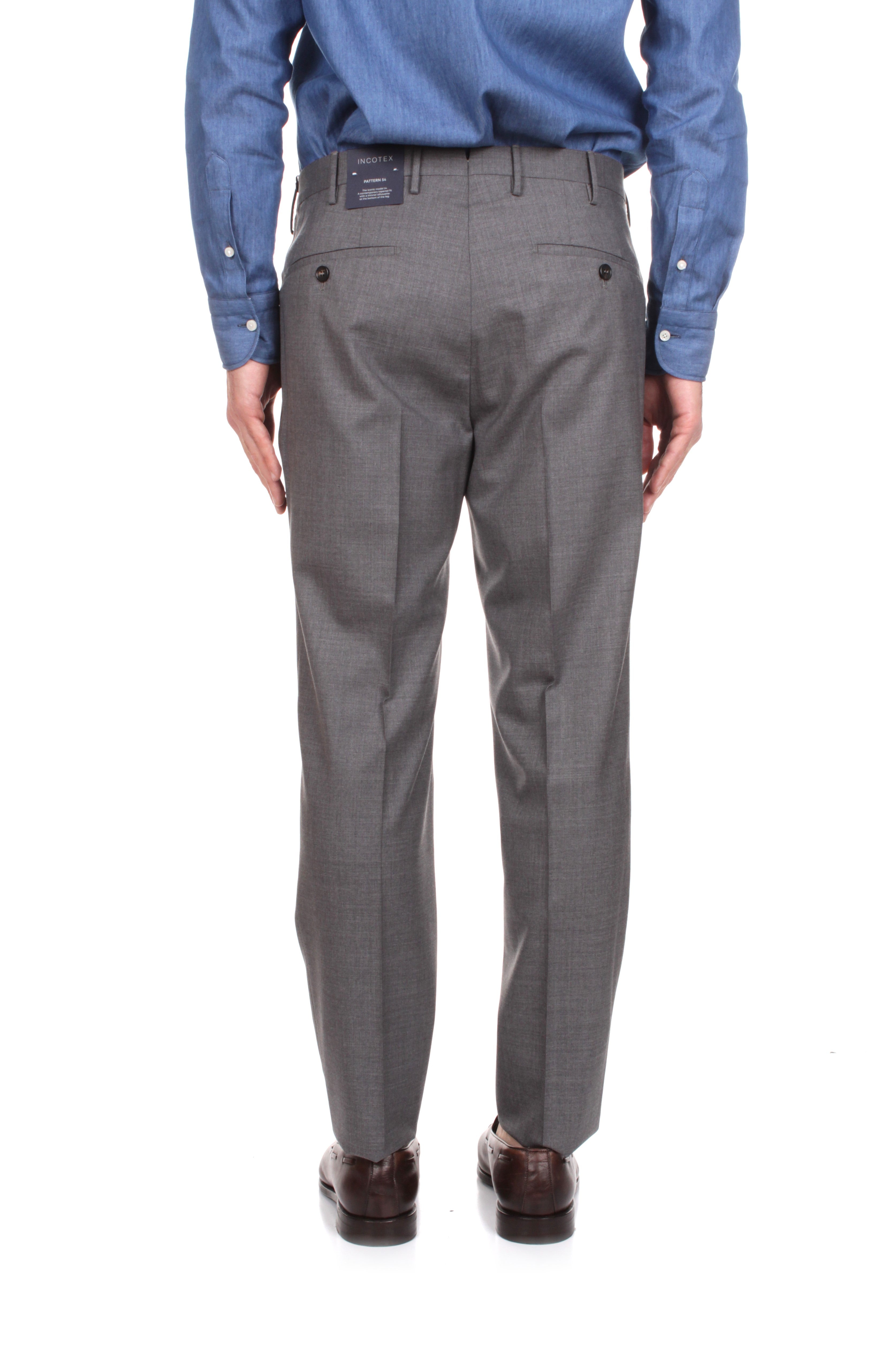 PANTALONI Grigio Incotex