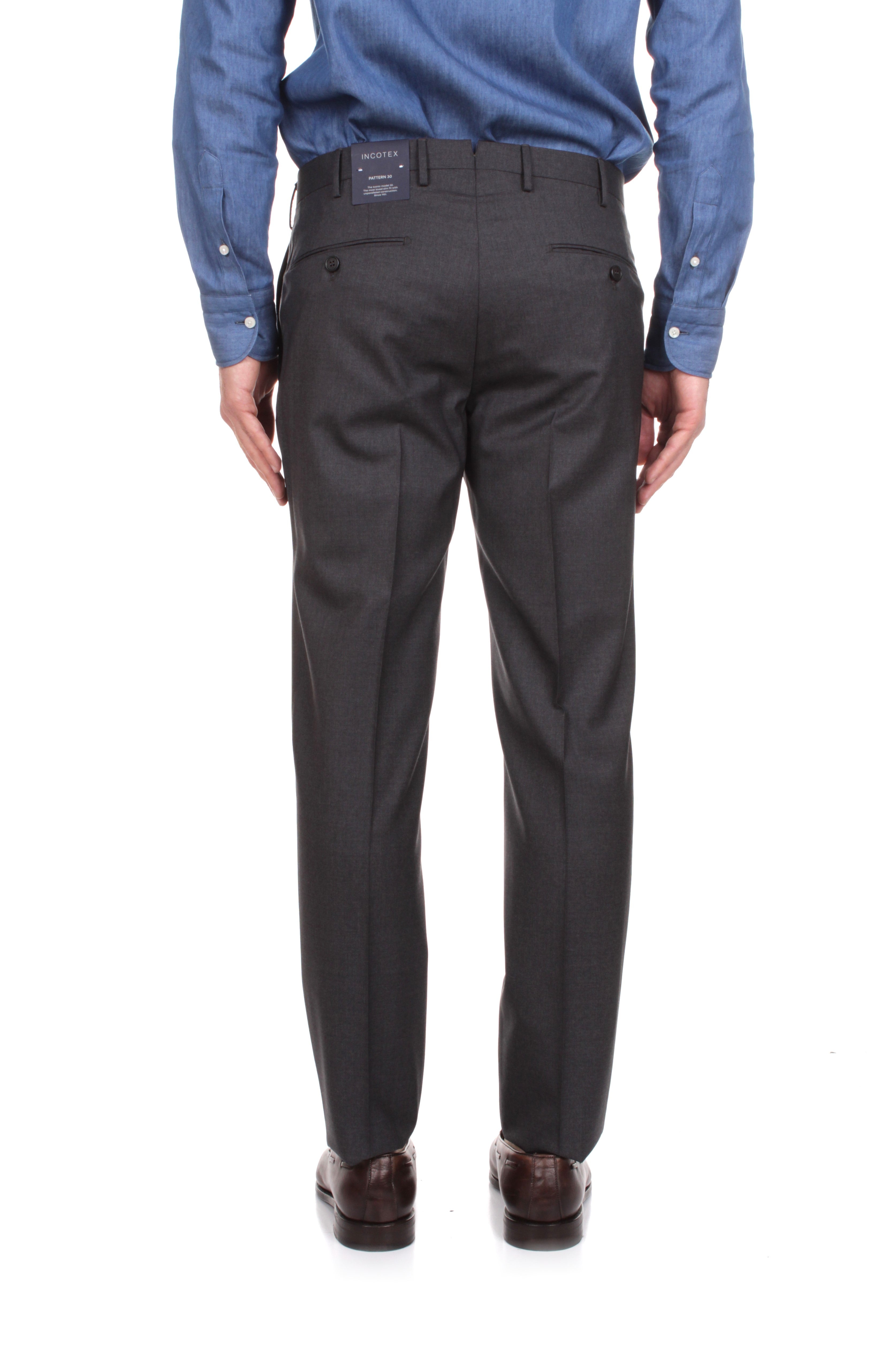 PANTALONI Grigio Incotex