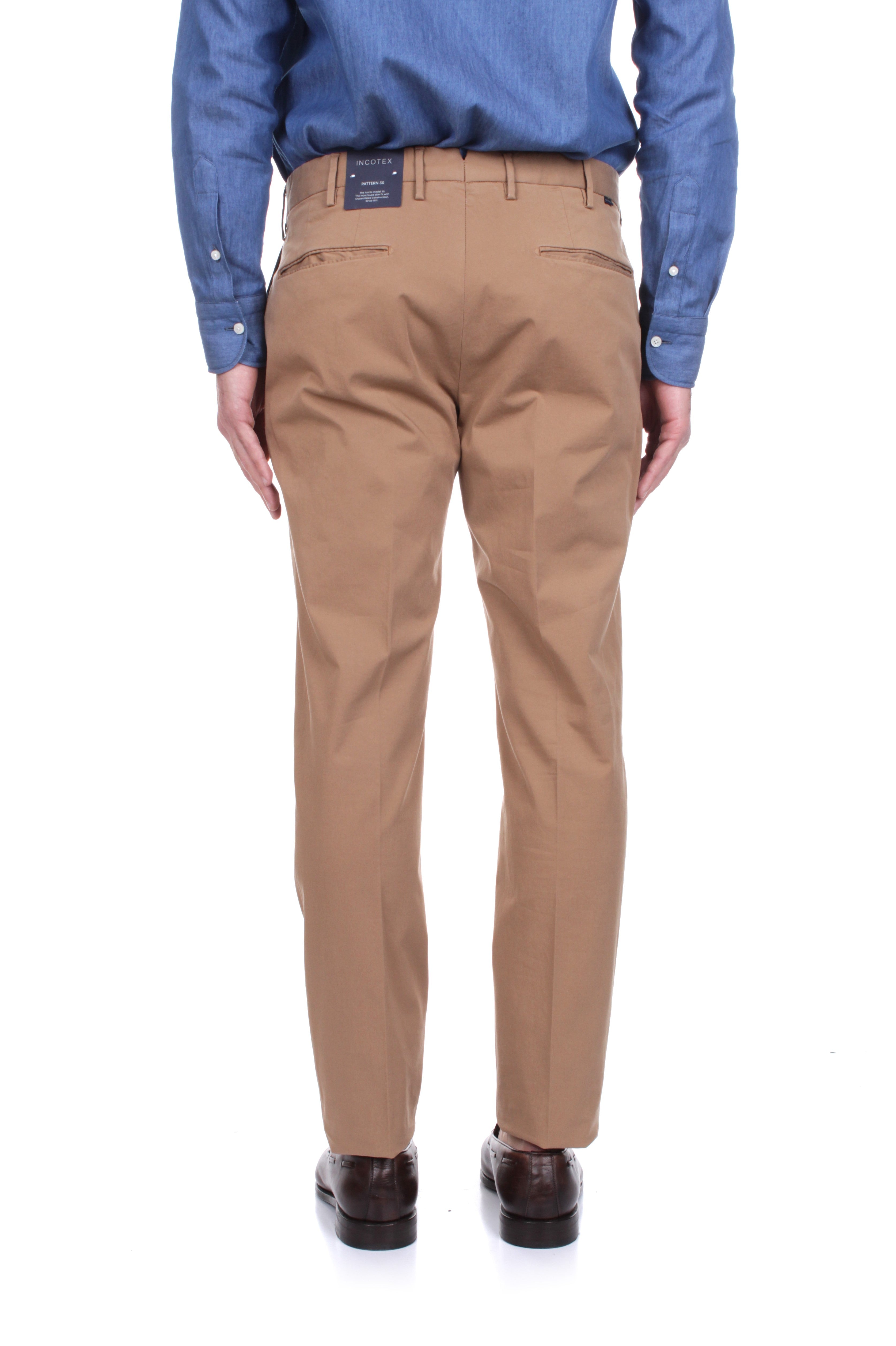 PANTALONI Marrone Incotex