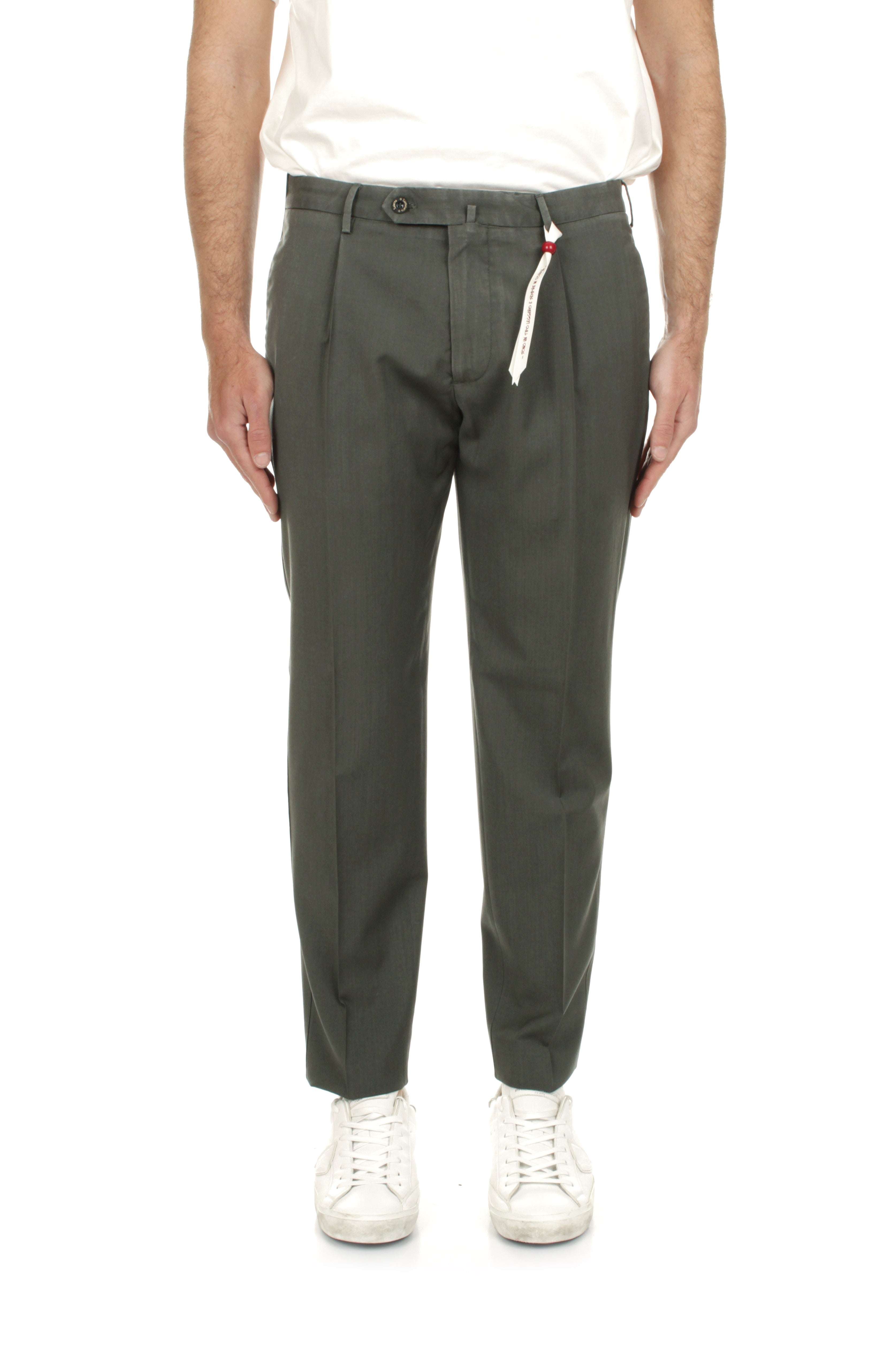 PANTALONI Verde Santaniello