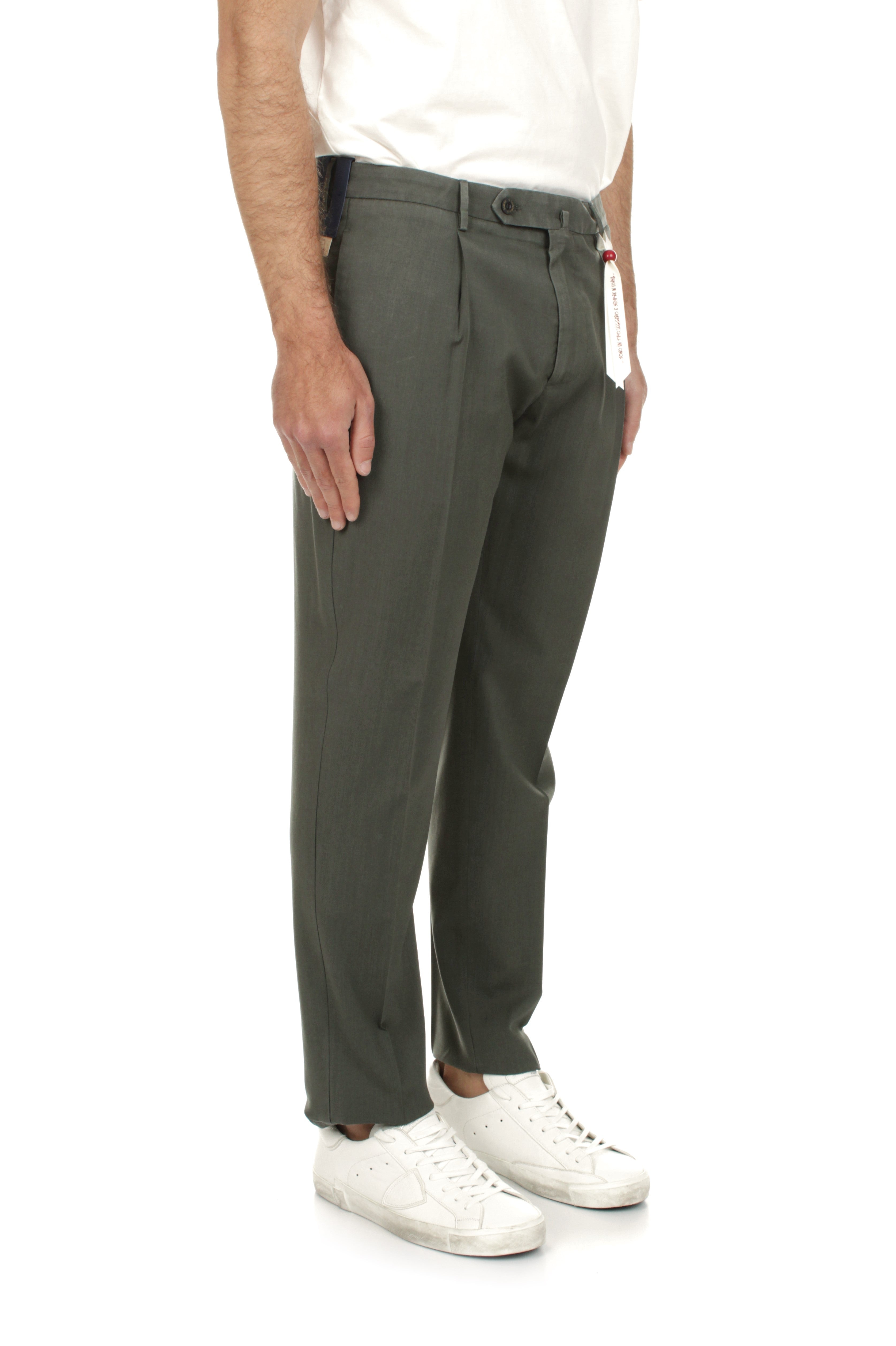 PANTALONI Verde Santaniello