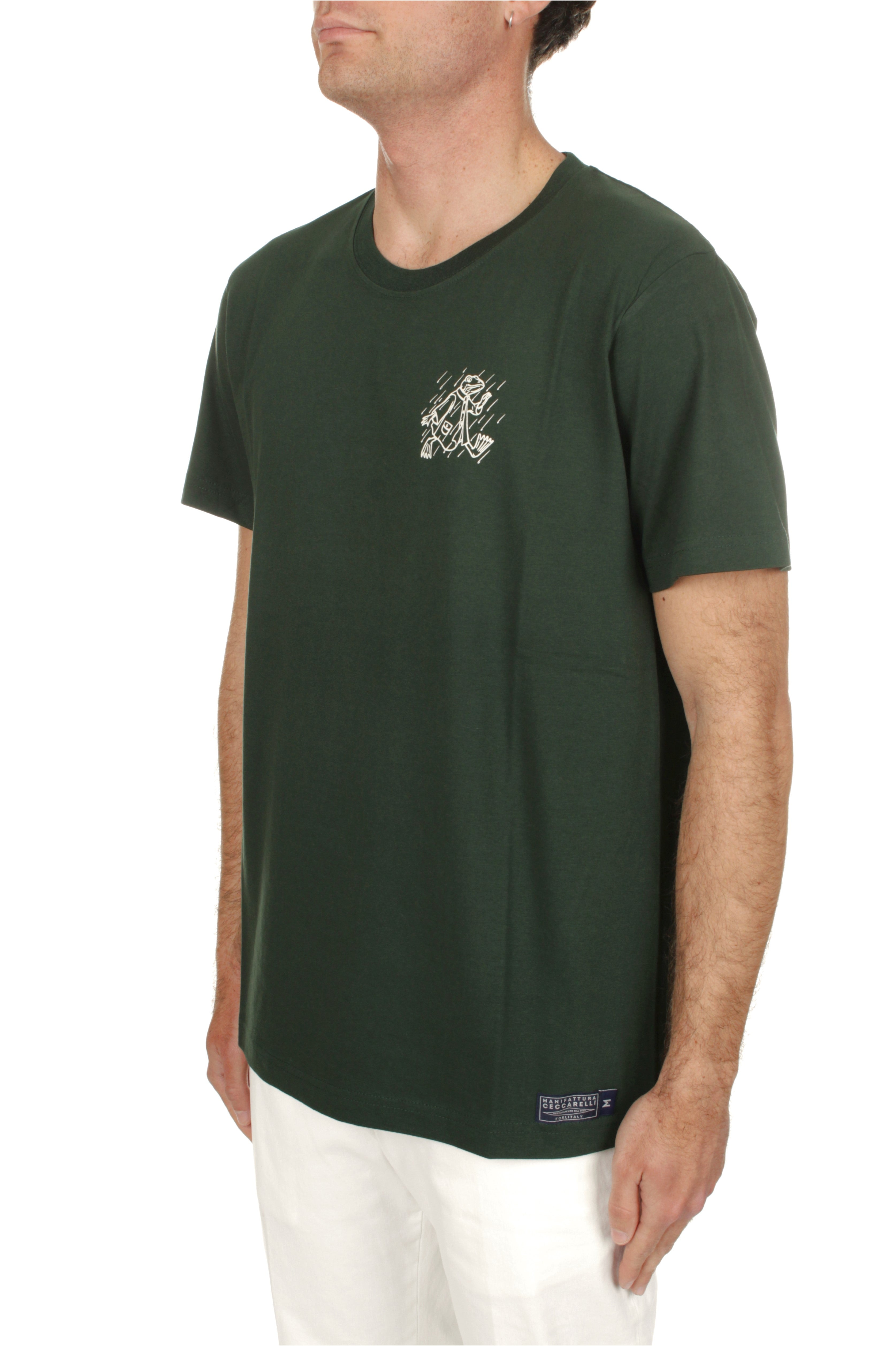 T-SHIRT Verde Manifattura Ceccarelli