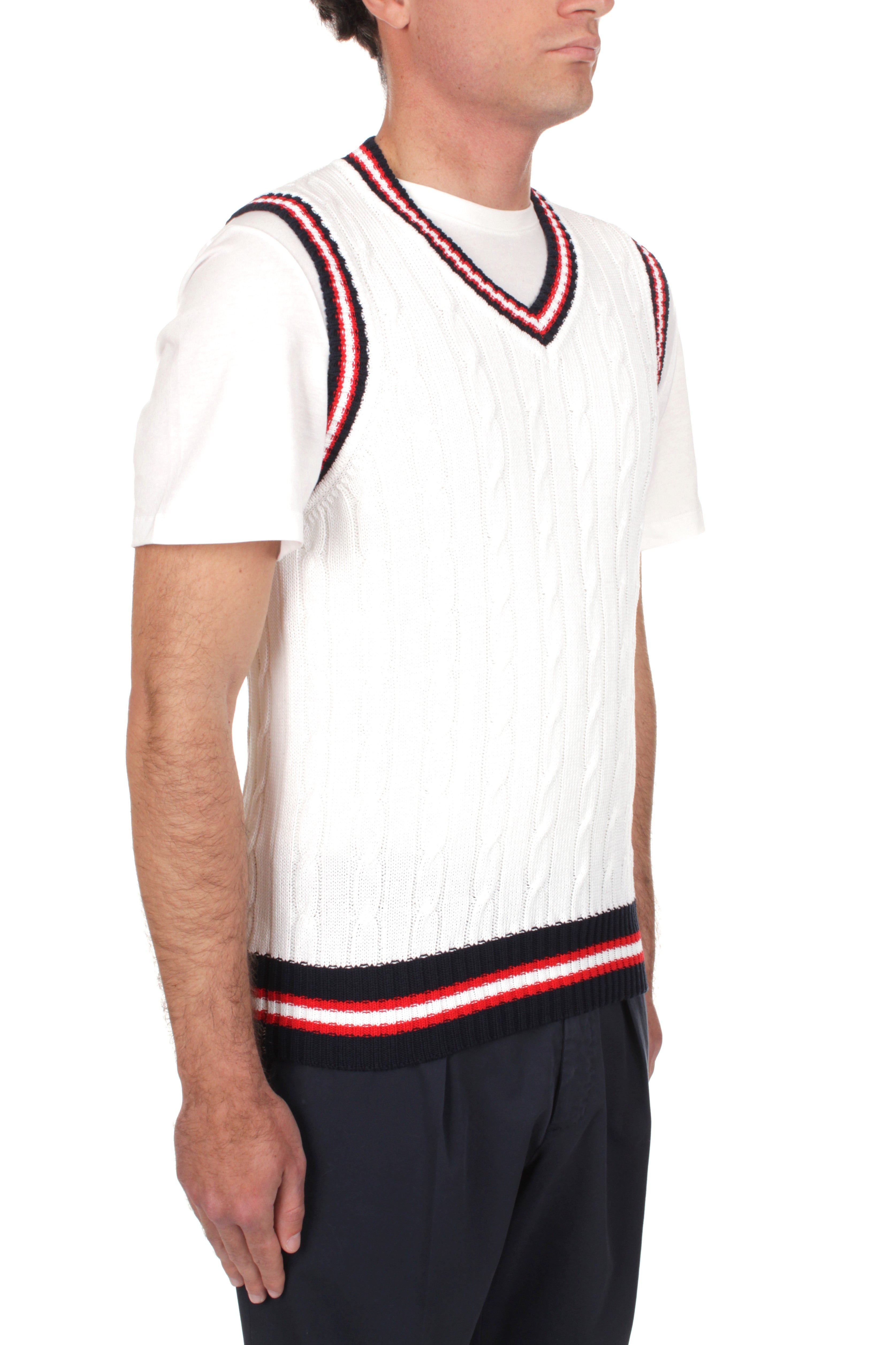 GILET Bianco Mcgeorge