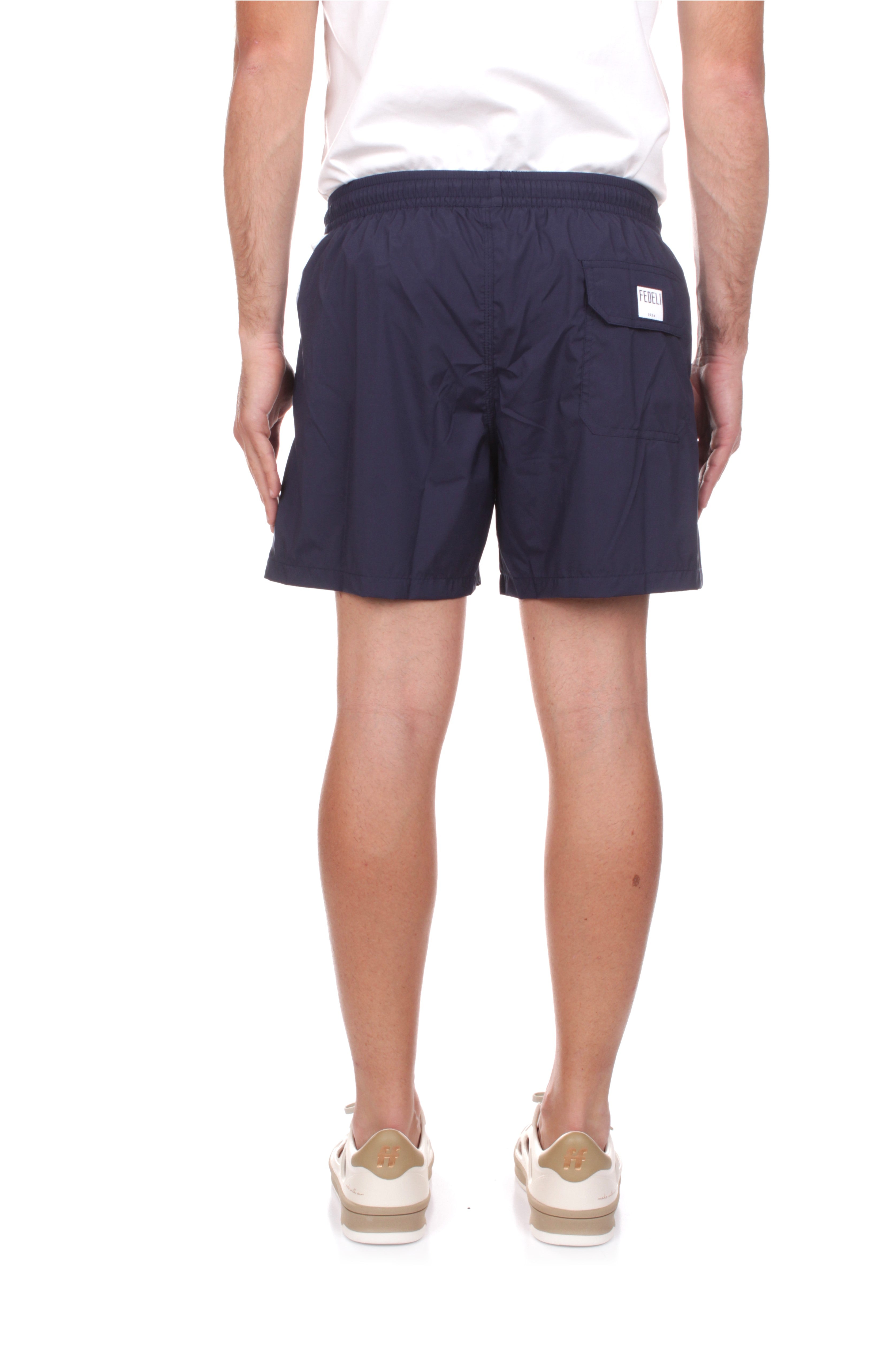 BOXER MARE Blu Fedeli Cashmere