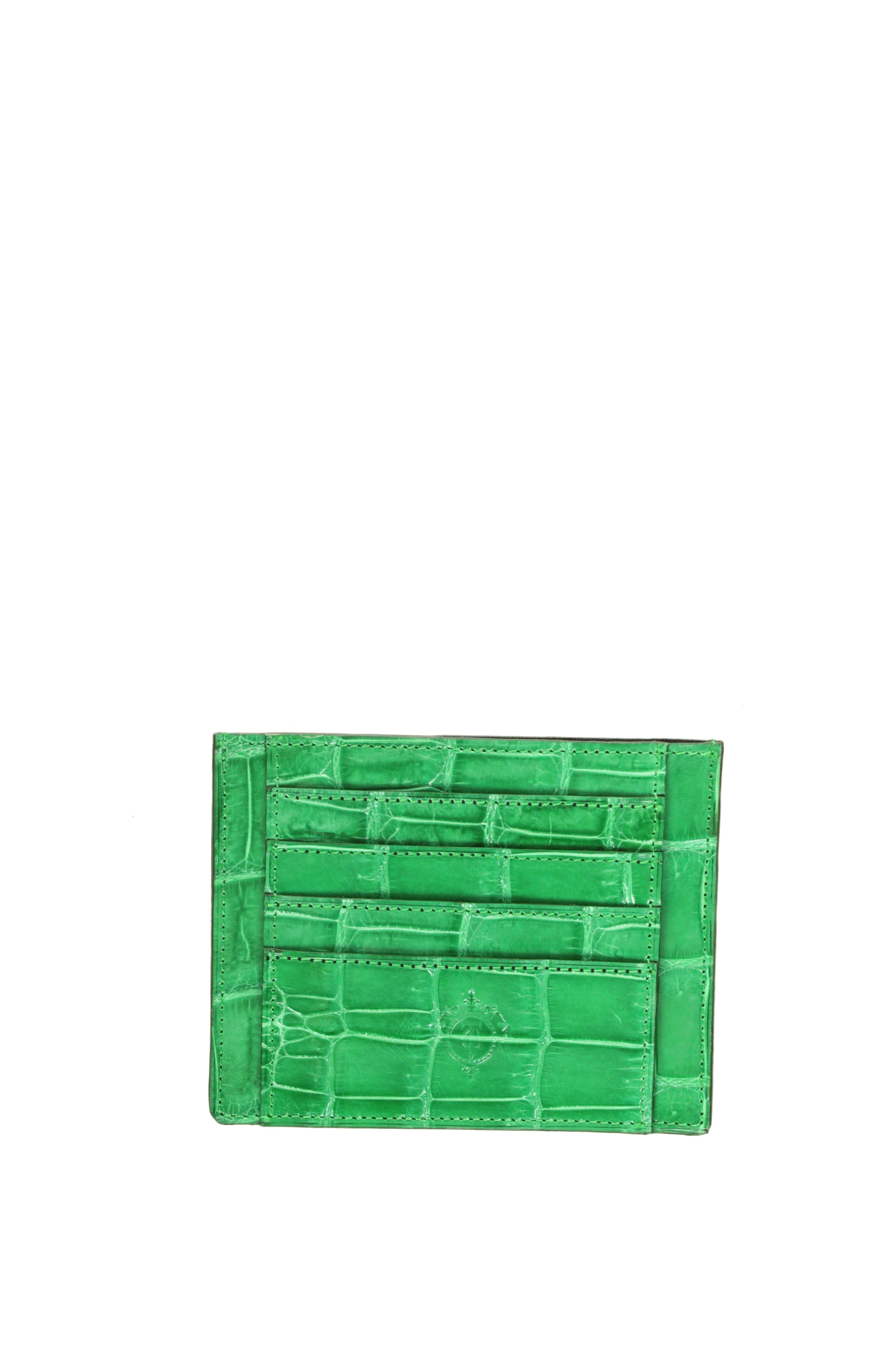 PORTA CARTE Verde Carttime