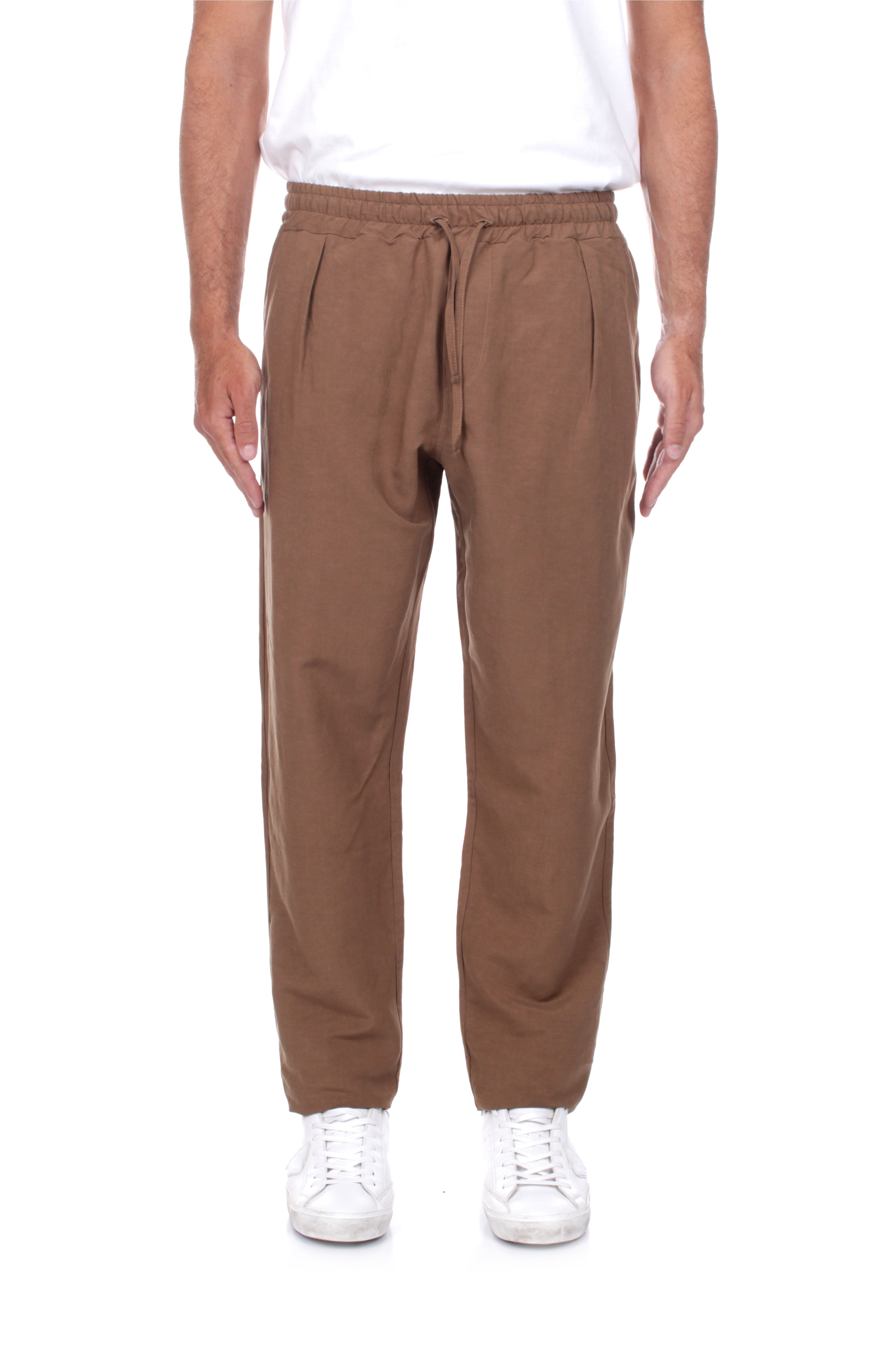 PANTALONI Marrone Sanvito