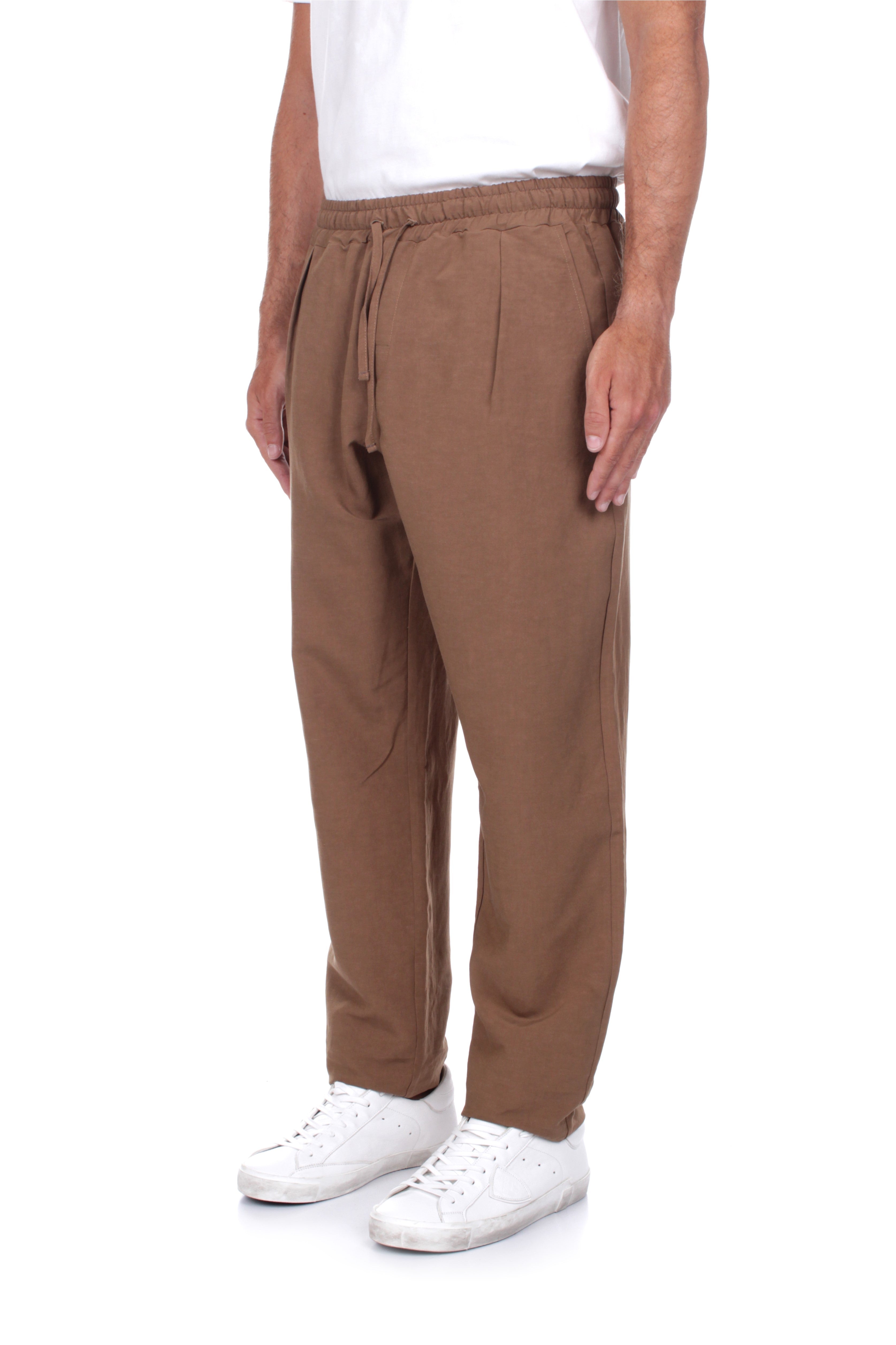 PANTALONI Marrone Sanvito